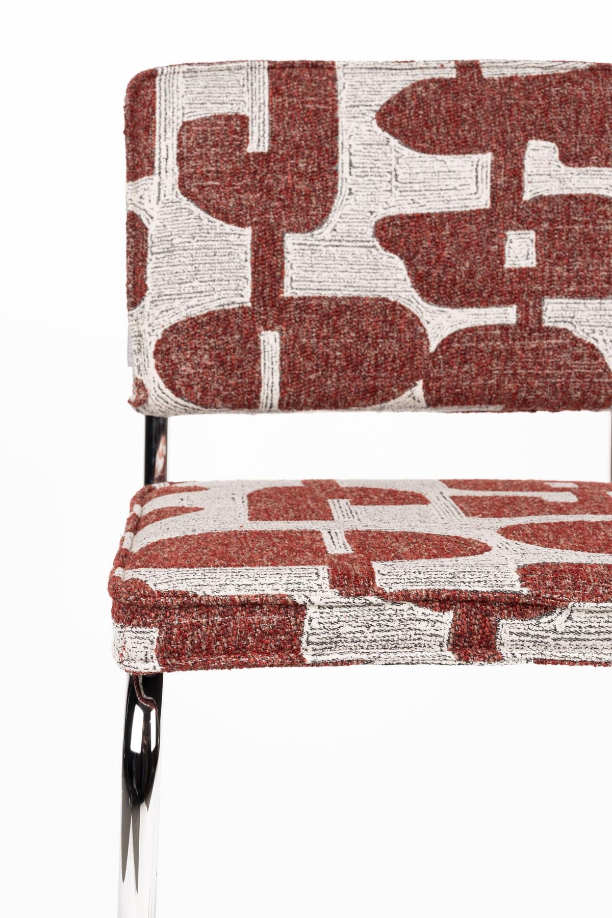 Stuhl Ridge Kink Soft in Rot präsentiert im Onlineshop von KAQTU Design AG. Stuhl ist von Zuiver
