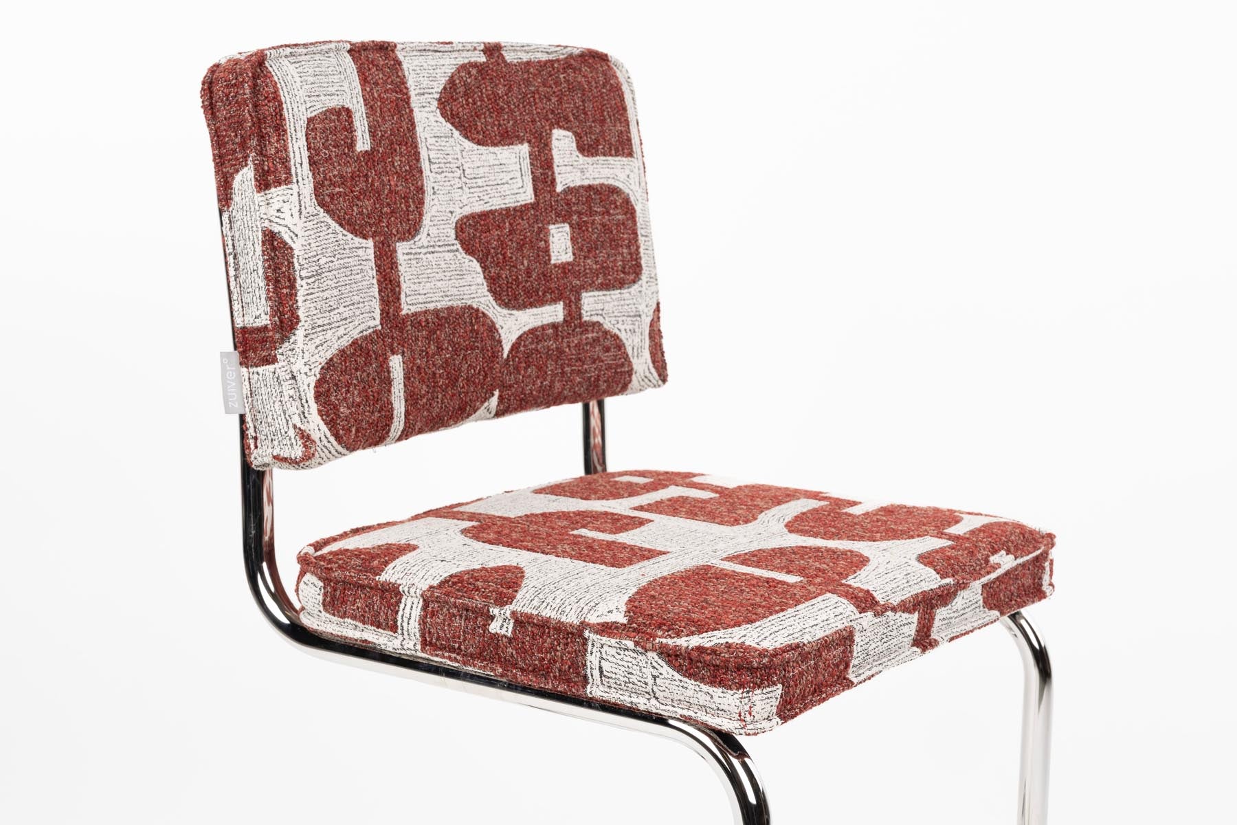 Stuhl Ridge Kink Soft in Rot präsentiert im Onlineshop von KAQTU Design AG. Stuhl ist von Zuiver
