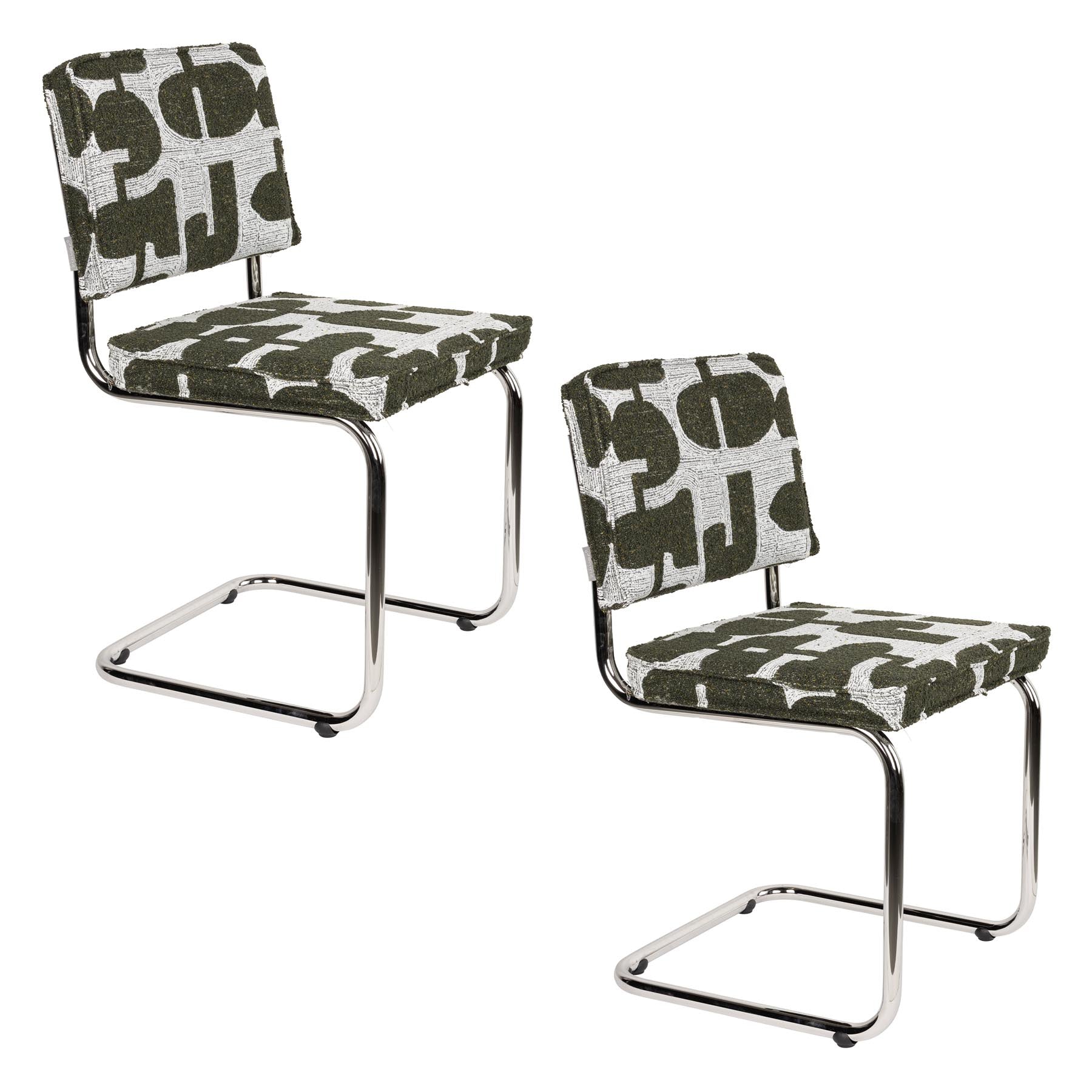 Stuhl Ridge in Deco Grün präsentiert im Onlineshop von KAQTU Design AG. Stuhl ist von Zuiver