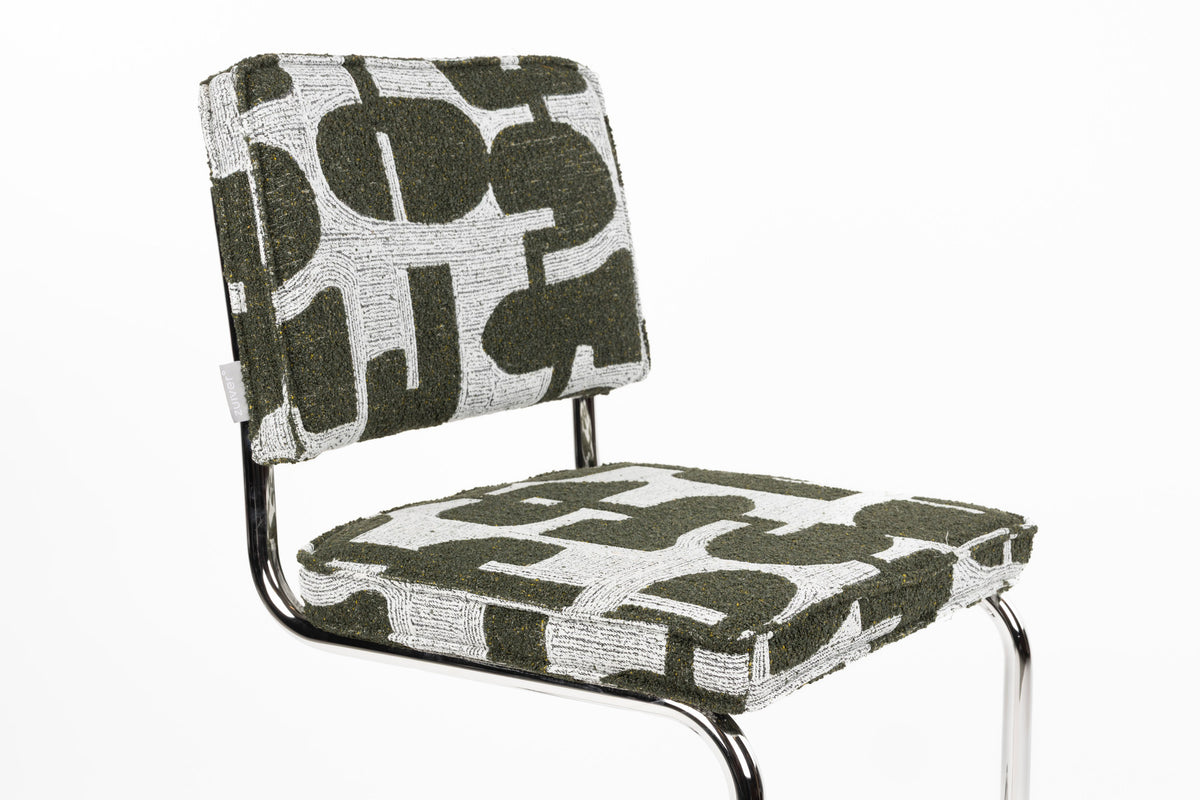 Stuhl Ridge in Deco Grün präsentiert im Onlineshop von KAQTU Design AG. Stuhl ist von Zuiver