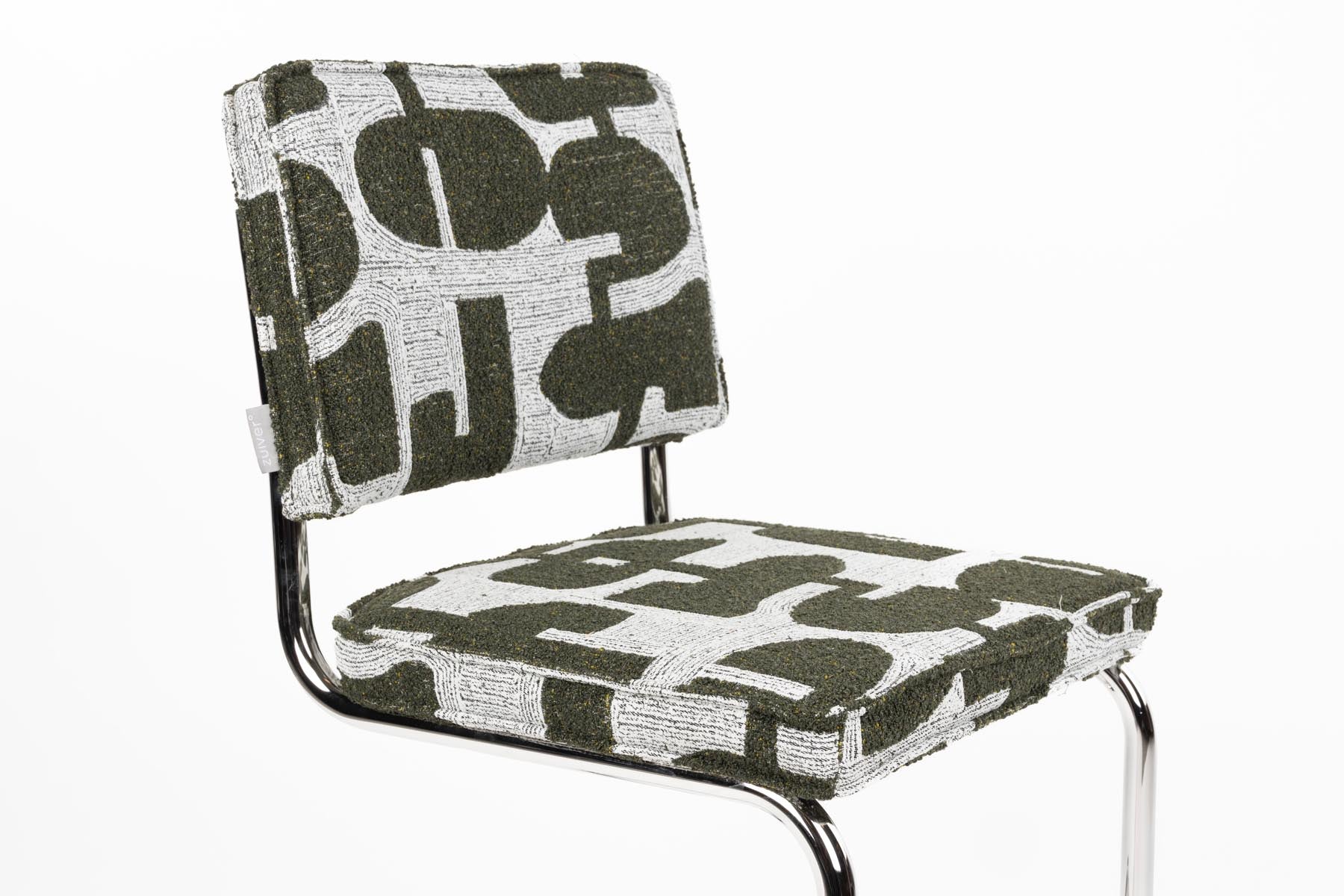 Stuhl Ridge Kink Soft in Grün präsentiert im Onlineshop von KAQTU Design AG. Stuhl ist von Zuiver