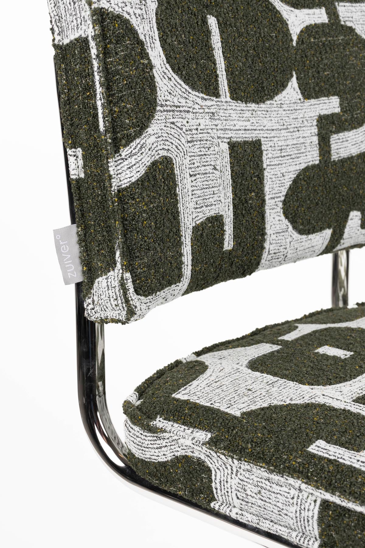 Stuhl Ridge Kink Soft in Grün präsentiert im Onlineshop von KAQTU Design AG. Stuhl ist von Zuiver