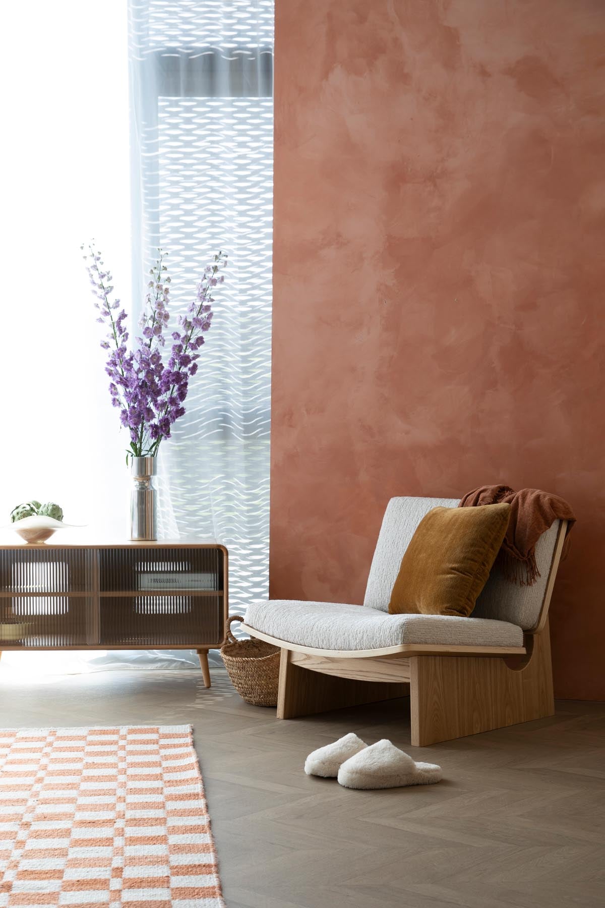 Sessel Volana in Beige präsentiert im Onlineshop von KAQTU Design AG. Sessel ist von Zuiver