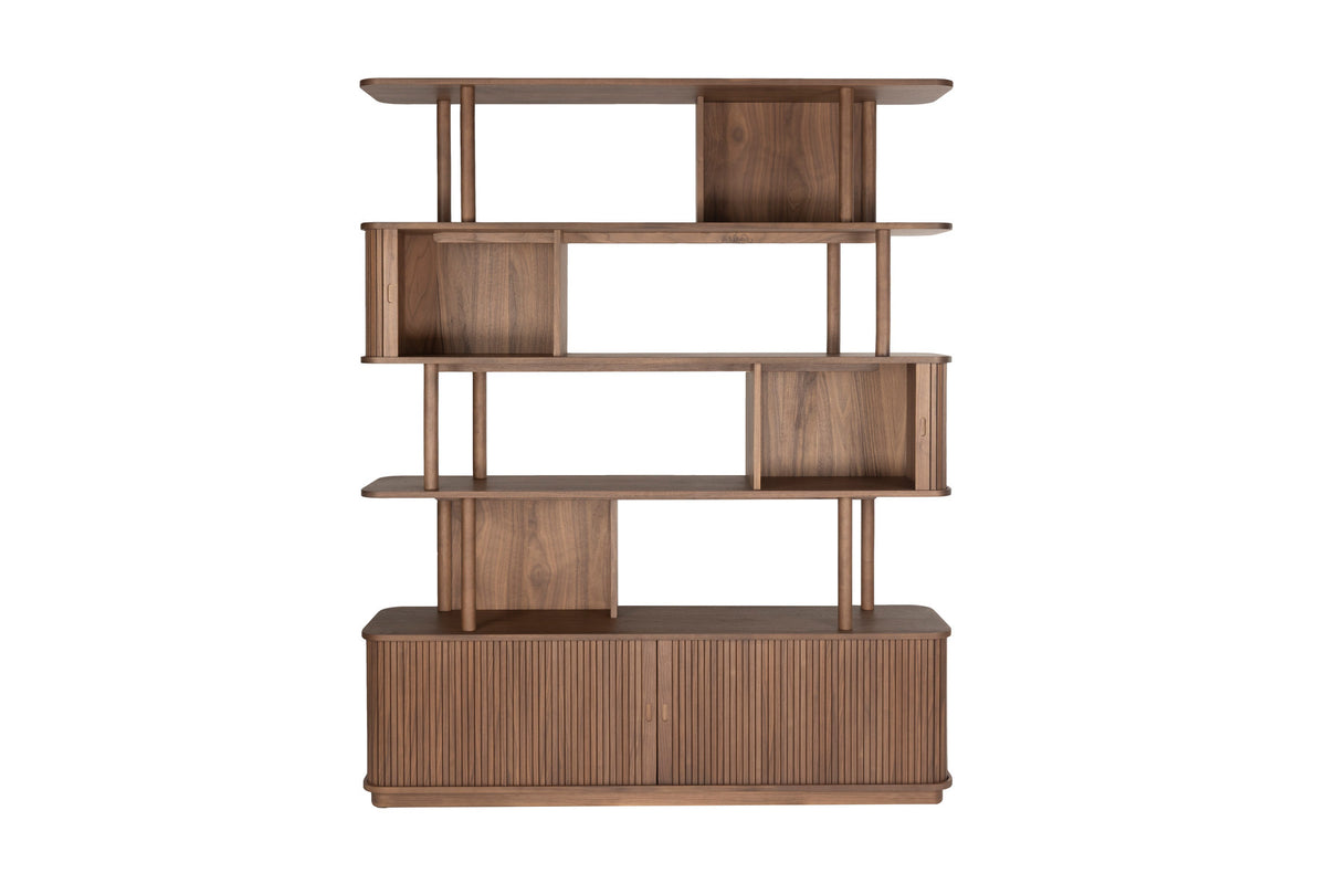 Bücherregal Barbier in Braun präsentiert im Onlineshop von KAQTU Design AG. Cabinet ist von Zuiver