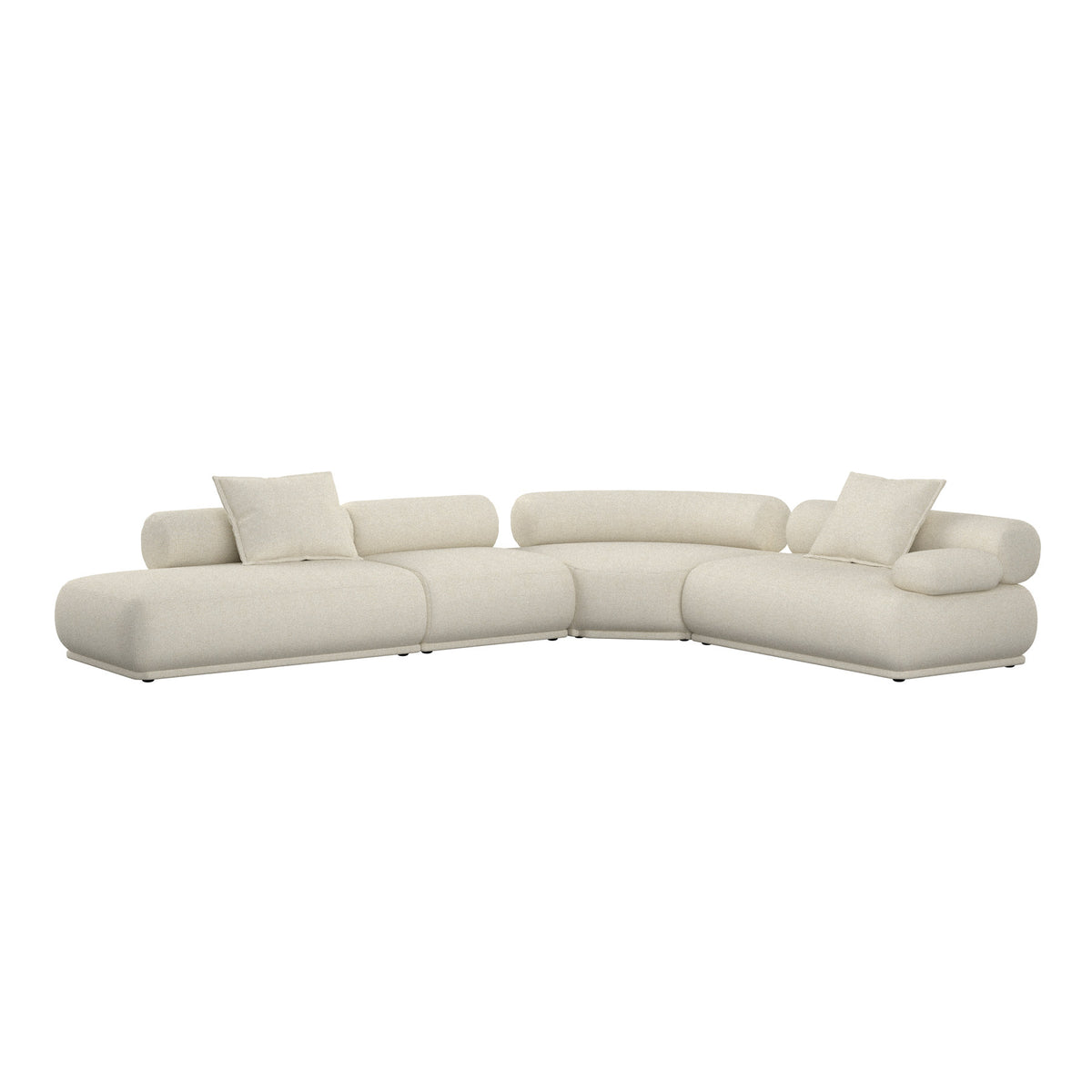 Sofa Rembrandt 7.5-Sitzer Rechts in beige präsentiert im Onlineshop von KAQTU Design AG. Ecksofa ist von Zuiver