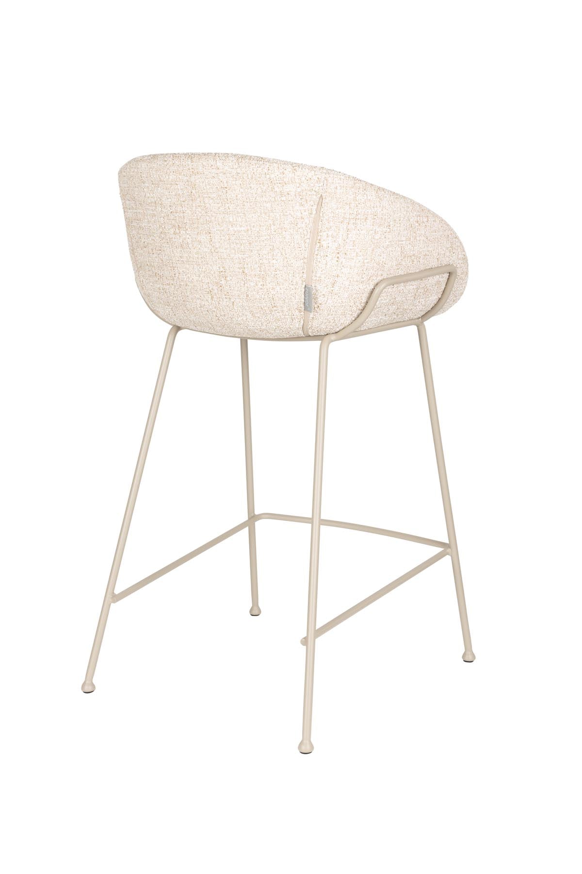 Barhocker Feston in Beige präsentiert im Onlineshop von KAQTU Design AG. Barstuhl ist von Zuiver