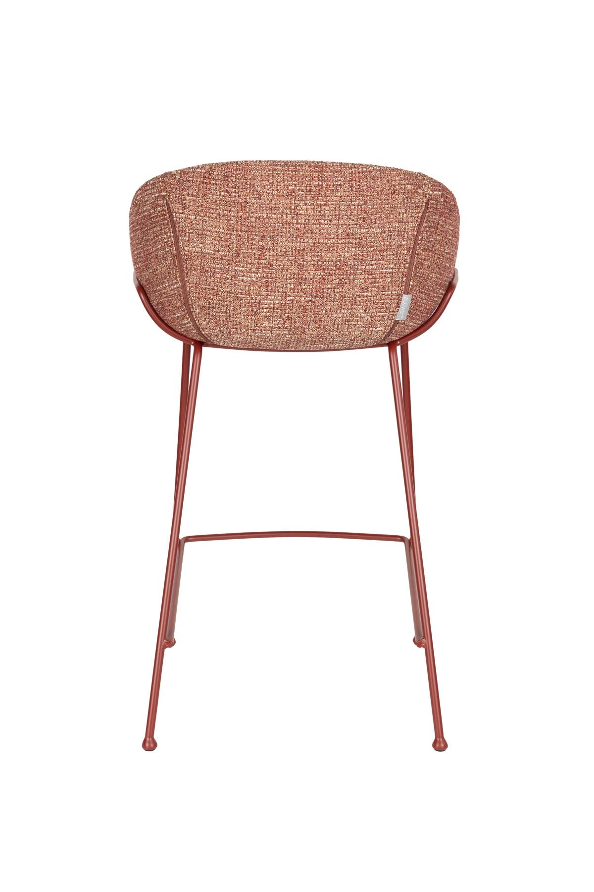 Barhocker Feston in Rot präsentiert im Onlineshop von KAQTU Design AG. Barstuhl ist von Zuiver