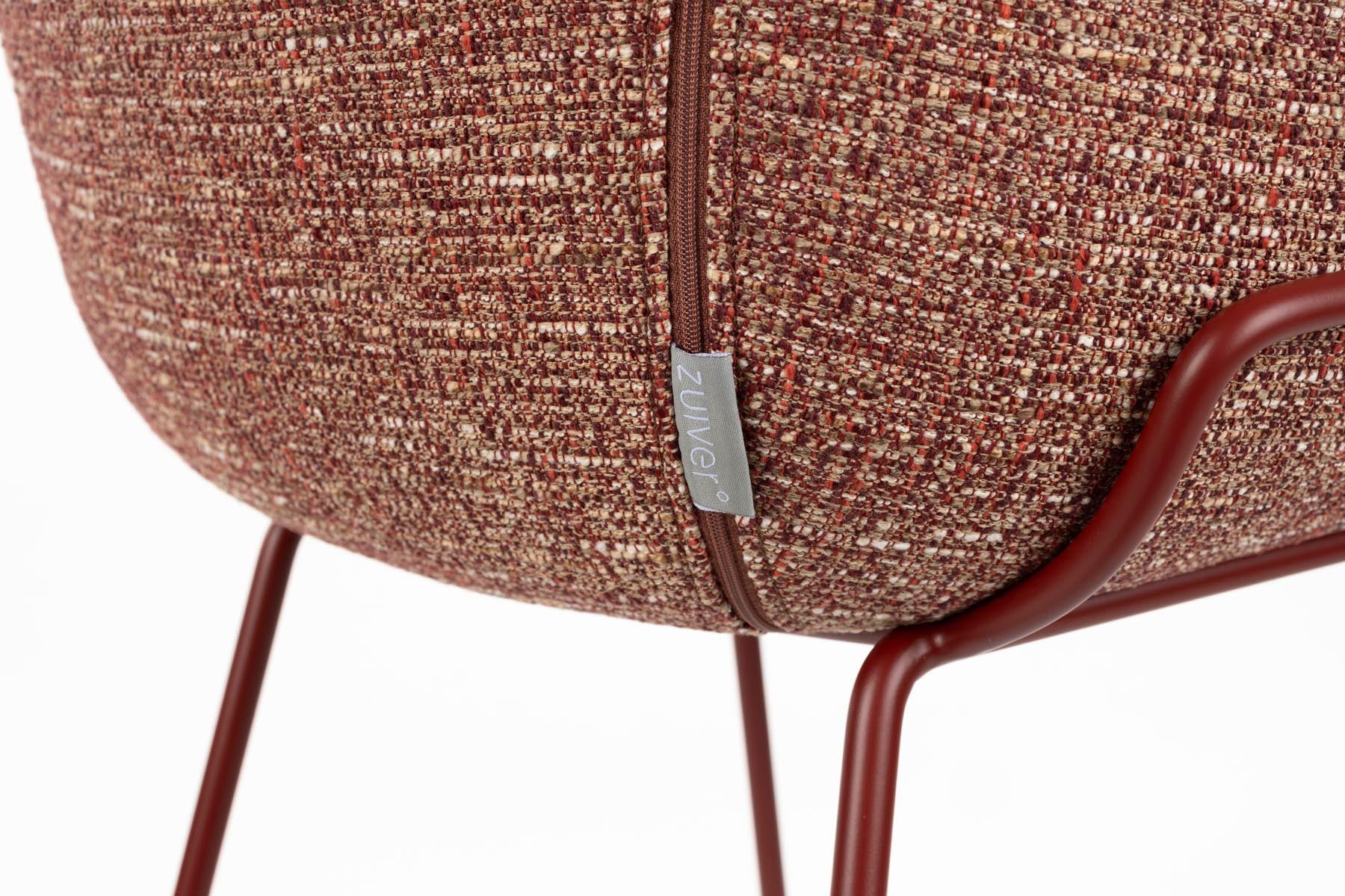 Barhocker Feston in Rot präsentiert im Onlineshop von KAQTU Design AG. Barstuhl ist von Zuiver