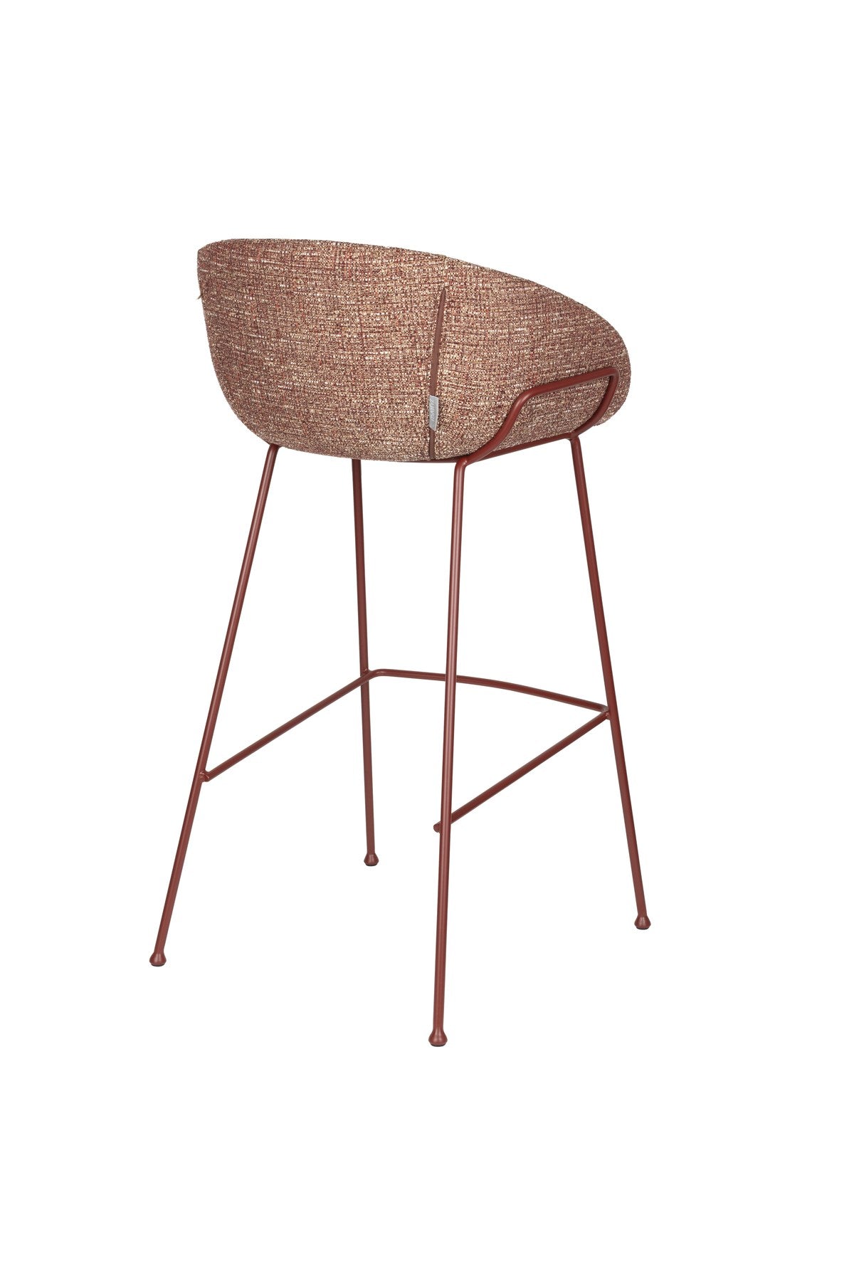 Barhocker Feston in Rot präsentiert im Onlineshop von KAQTU Design AG. Barstuhl ist von Zuiver
