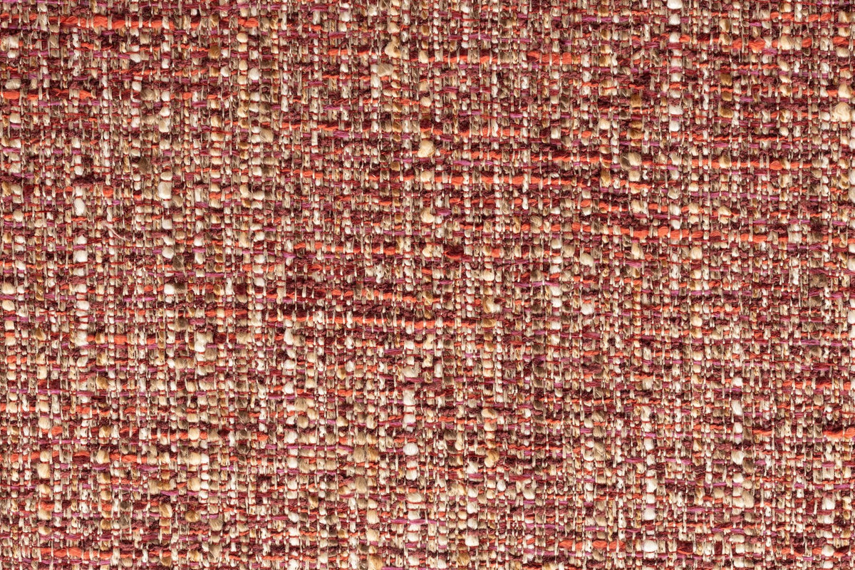 Roter Polsterstuhl Chair Contour von Zuiver mit Sitzfläche und Rückenlehne aus Polyester, Schaumstoffpolsterung und rotem Gestell.