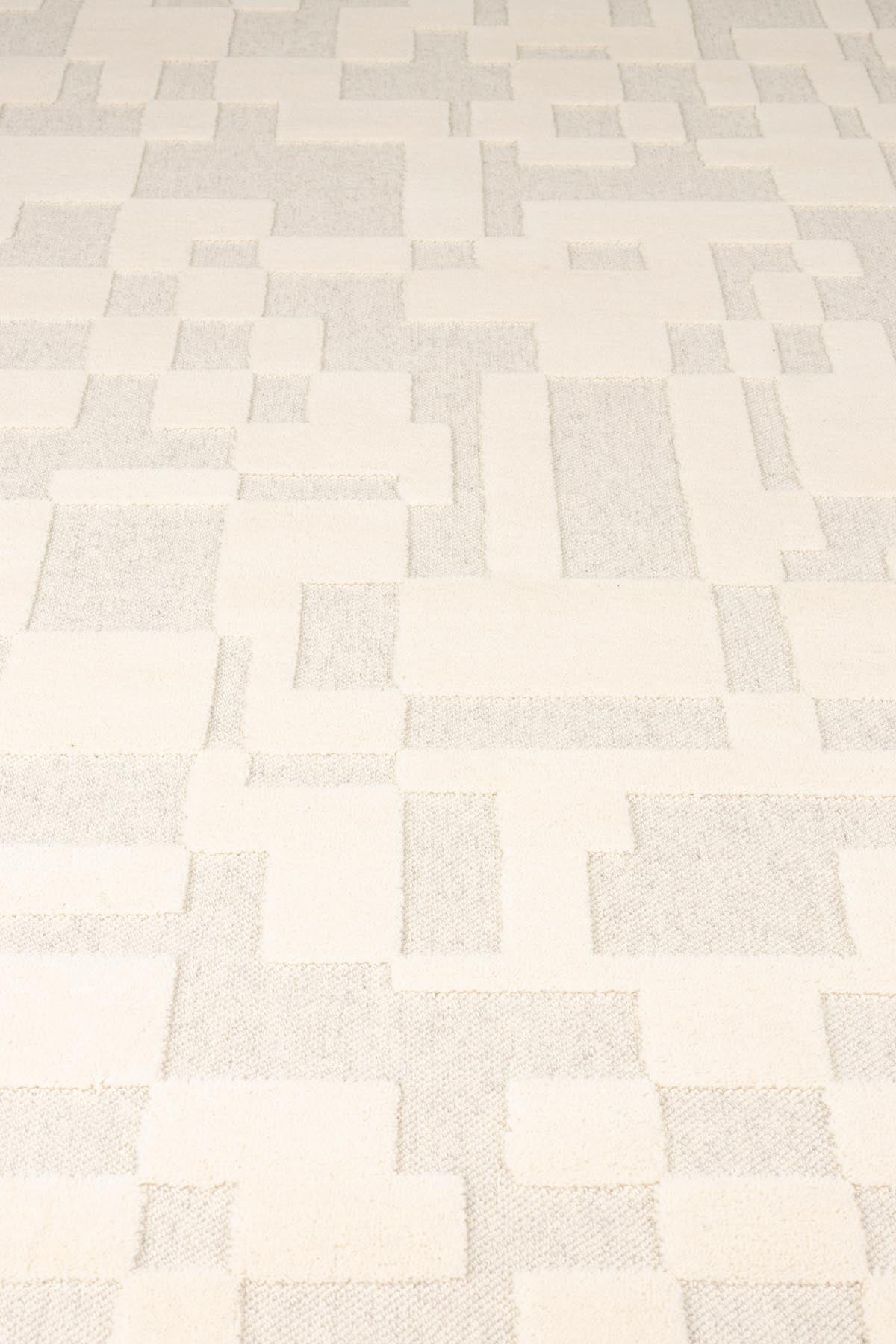 Teppich Bricks 200x300 in Grau präsentiert im Onlineshop von KAQTU Design AG. Teppich ist von Zuiver