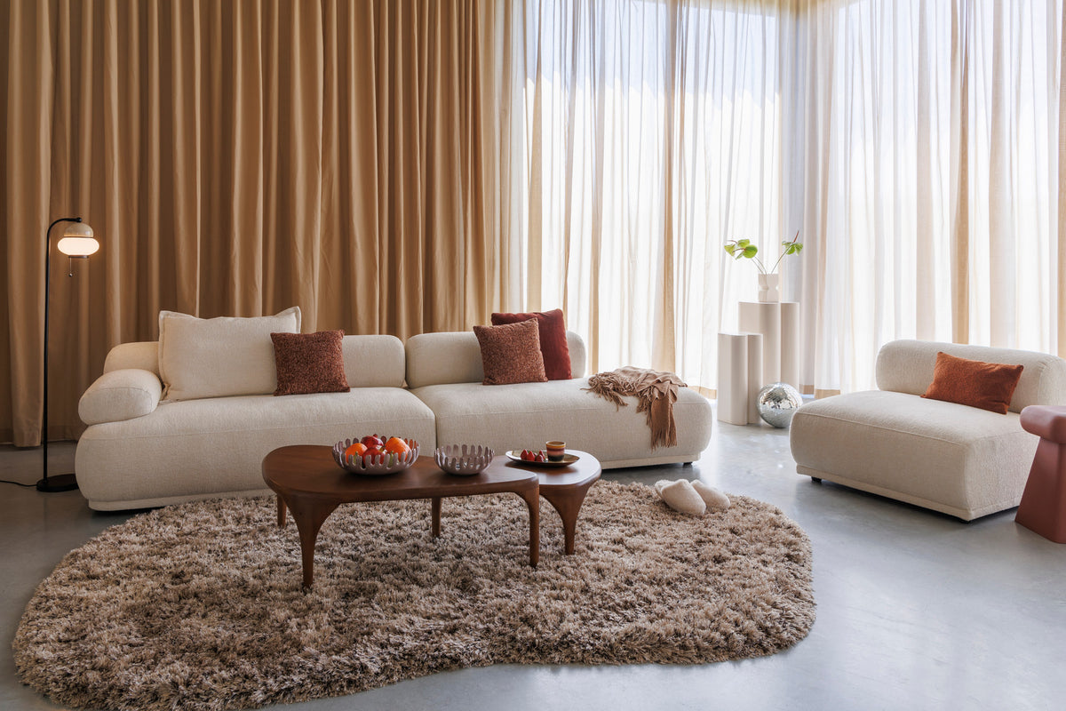Teppich Tasty 200x290 in Braun präsentiert im Onlineshop von KAQTU Design AG. Teppich ist von Zuiver