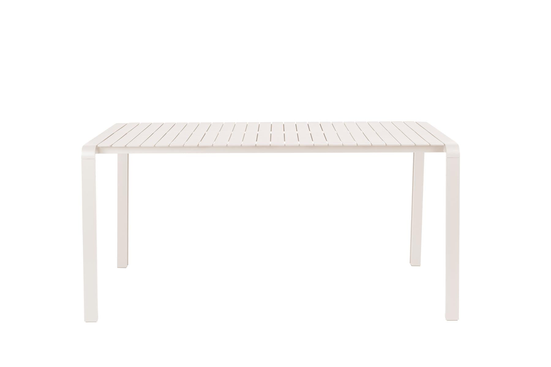 Gartentisch Vondel 214 + 6 Stühle Vondel weiss in Weiss präsentiert im Onlineshop von KAQTU Design AG. Gartentischset ist von Zuiver