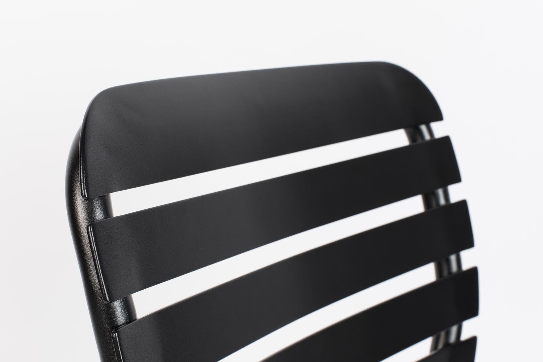 Gartentisch Vondel 214 + 6 Stühle Vondel Schwarz in Schwarz präsentiert im Onlineshop von KAQTU Design AG. Gartentischset ist von Zuiver