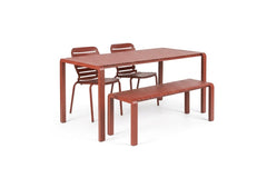 Set Garden Table Vondel 168,5 + 2 Chair + Bench Vondel Red