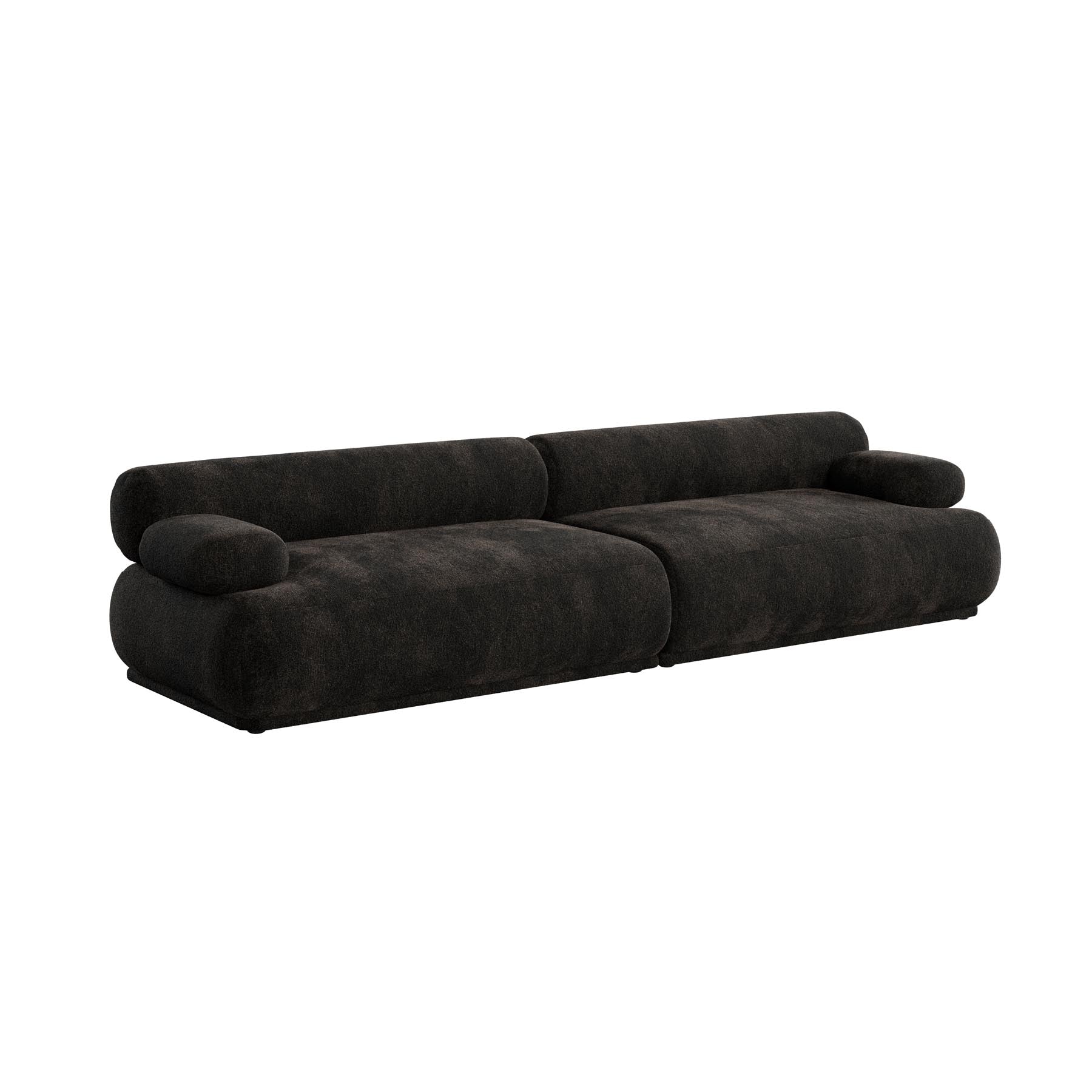 Sofa Rembrandt 3-Sitzer in Braun präsentiert im Onlineshop von KAQTU Design AG. 3er Sofa ist von Zuiver