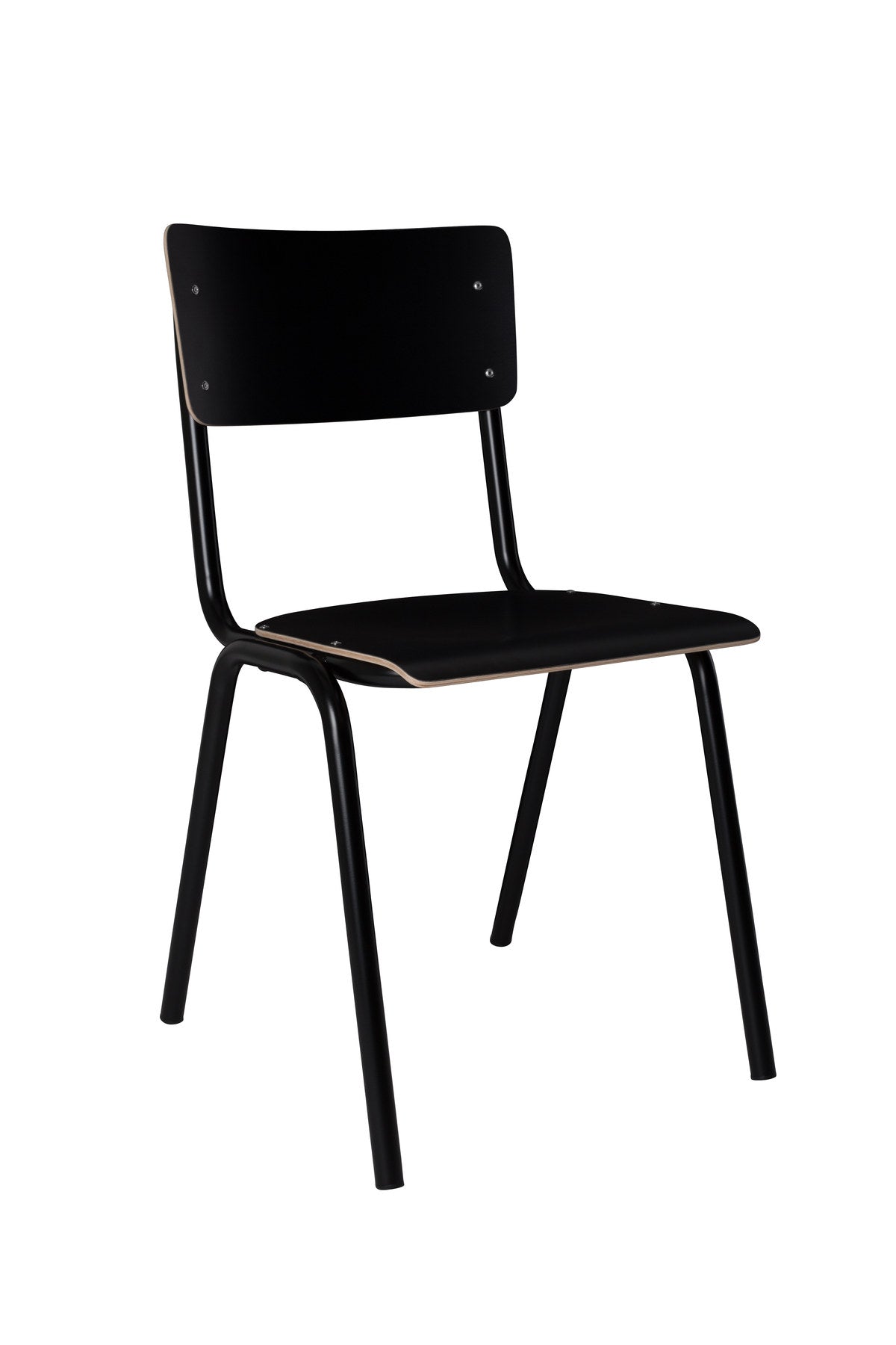 Stuhl Back to School HPL in Schwarz präsentiert im Onlineshop von KAQTU Design AG. Stuhl ist von Zuiver