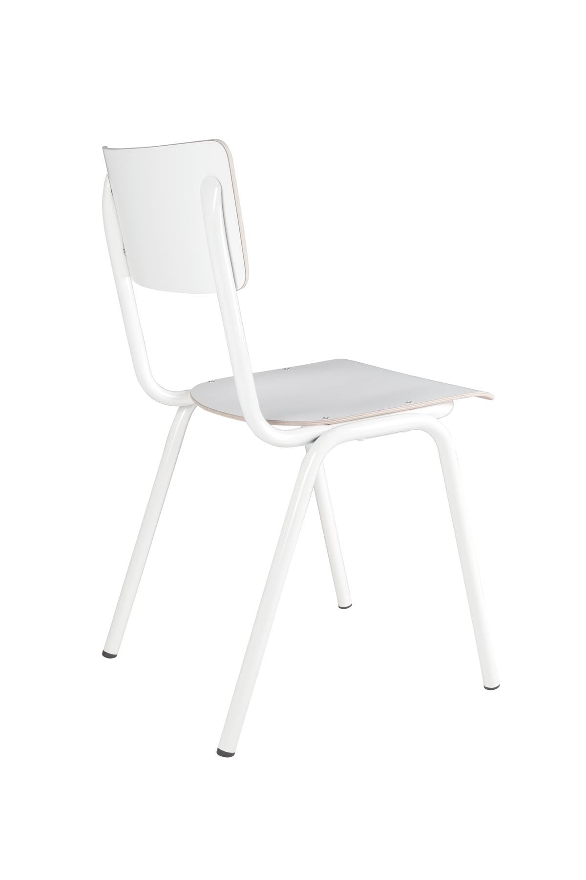 Stuhl Back to School HPL in Weiss präsentiert im Onlineshop von KAQTU Design AG. Stuhl ist von Zuiver