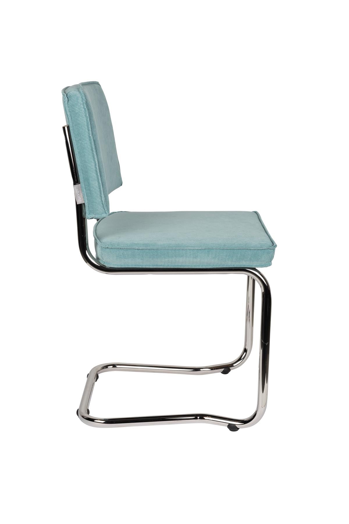 Stuhl Ridge in Blau präsentiert im Onlineshop von KAQTU Design AG. Stuhl ist von Zuiver