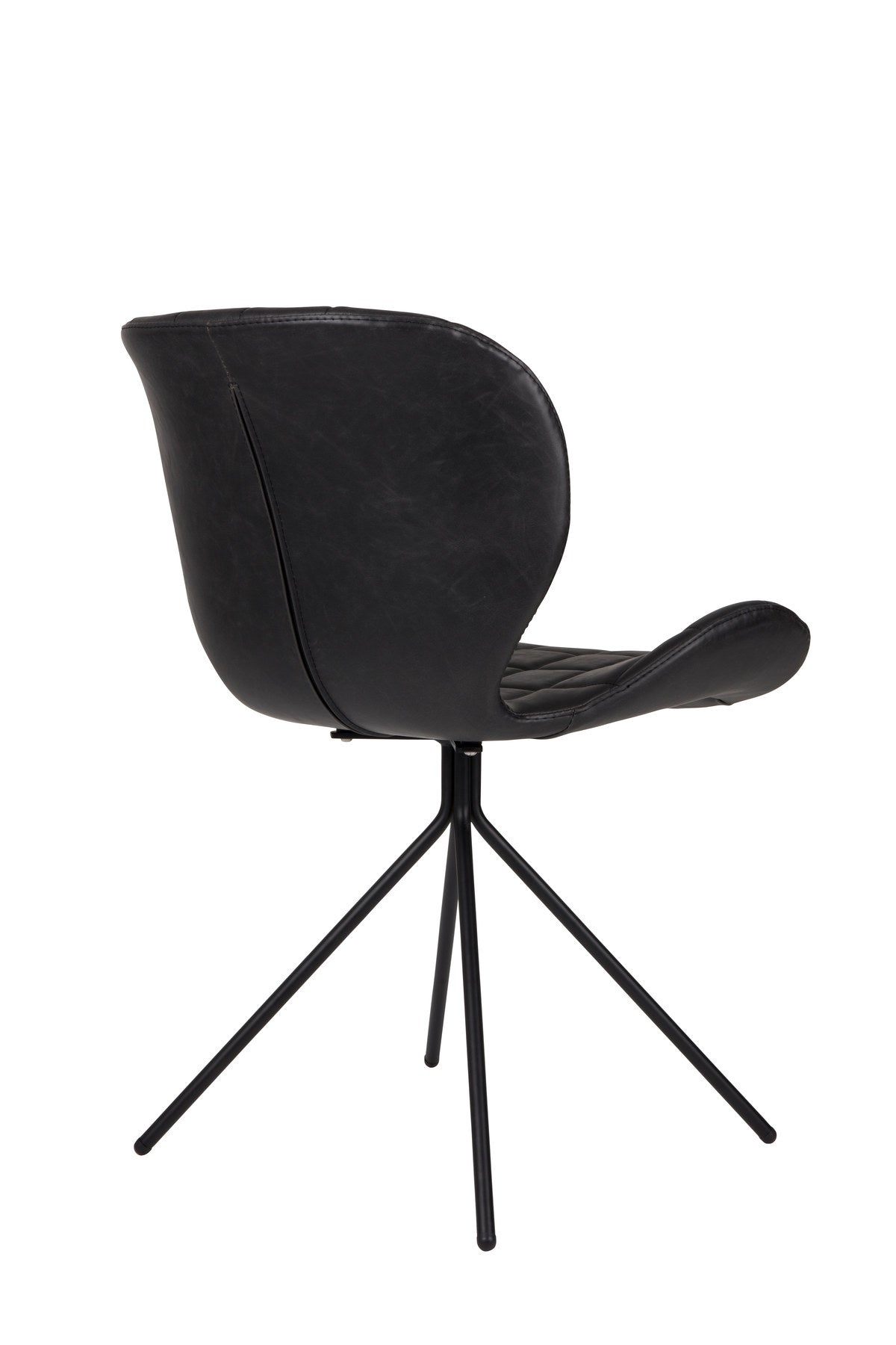 Stuhl OMG LL in Schwarz präsentiert im Onlineshop von KAQTU Design AG. Stuhl ist von Zuiver