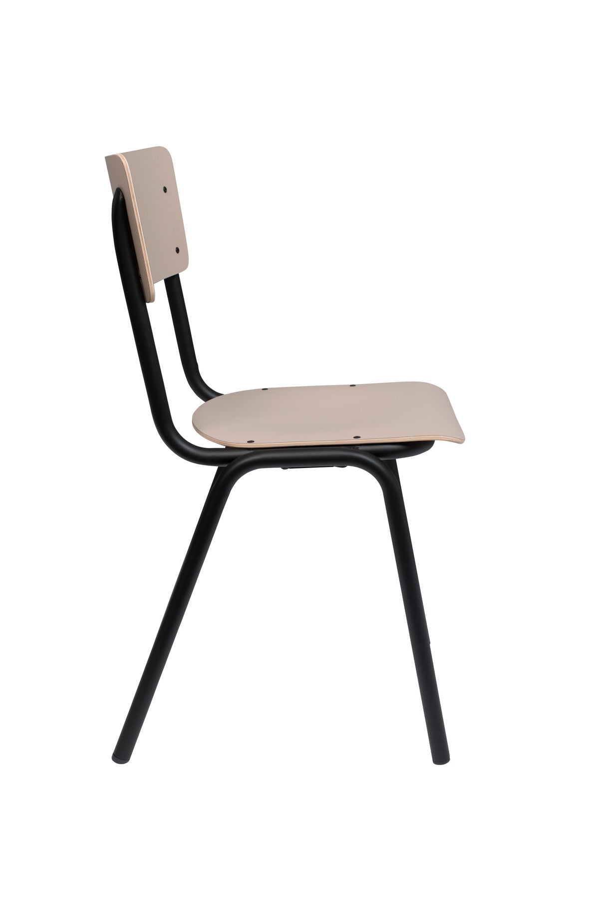 Stuhl Back to School in beige präsentiert im Onlineshop von KAQTU Design AG. Stuhl ist von Zuiver