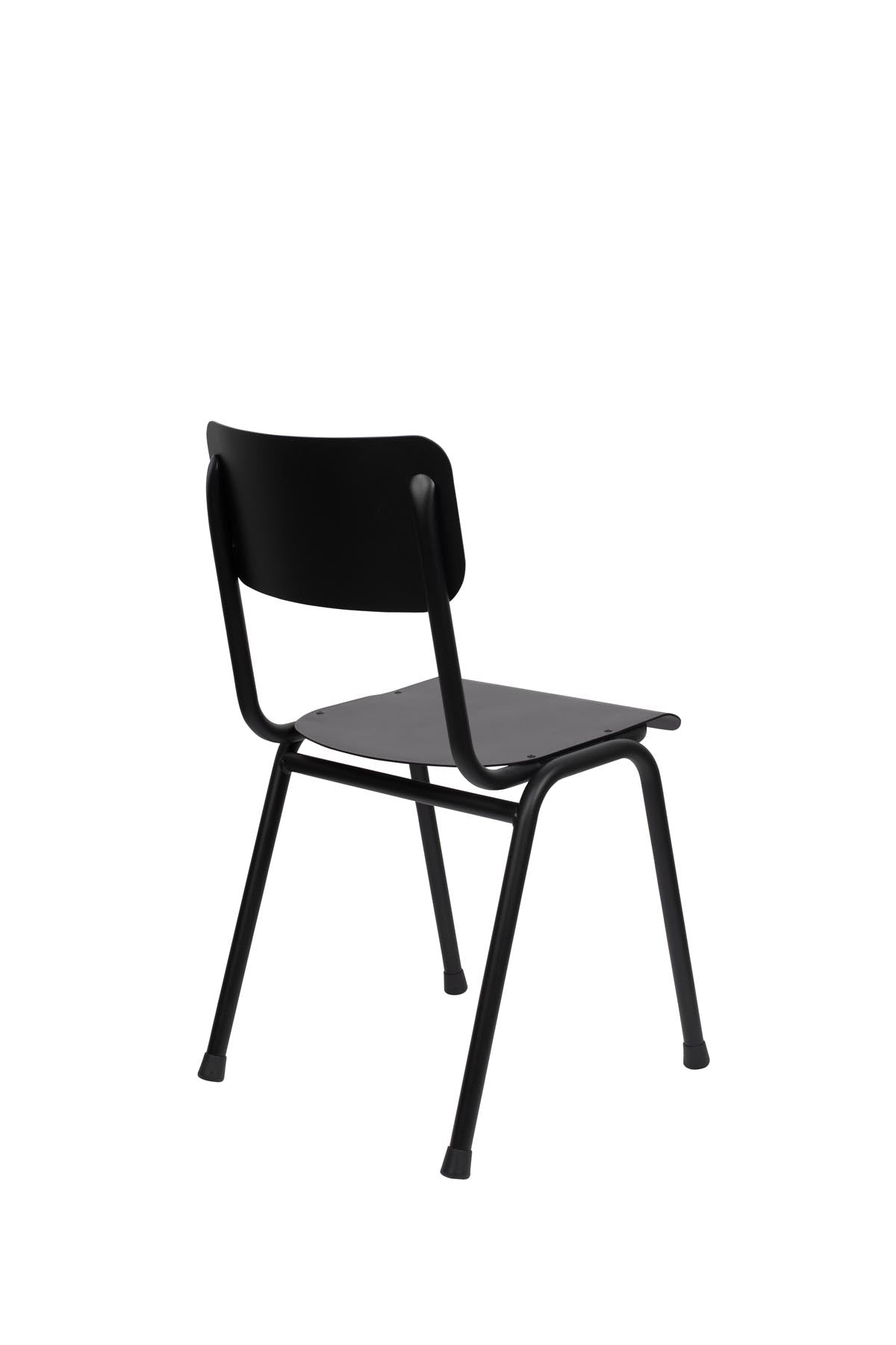 Stuhl Back to School Outdoor in Schwarz präsentiert im Onlineshop von KAQTU Design AG. Stuhl ist von Zuiver