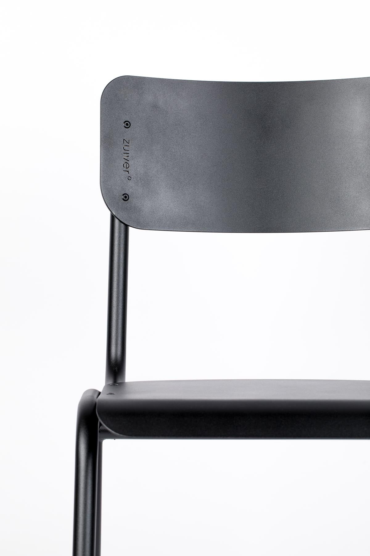Stuhl Back to School Outdoor in Schwarz präsentiert im Onlineshop von KAQTU Design AG. Stuhl ist von Zuiver