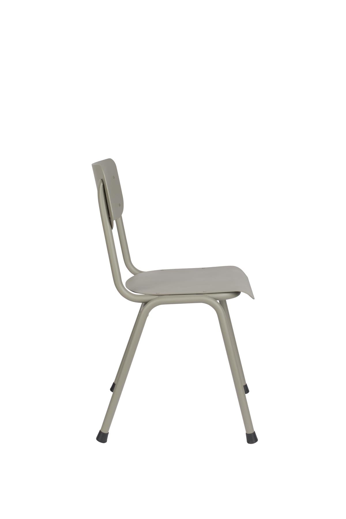 Stuhl Back to School Outdoor in Grau präsentiert im Onlineshop von KAQTU Design AG. Stuhl ist von Zuiver