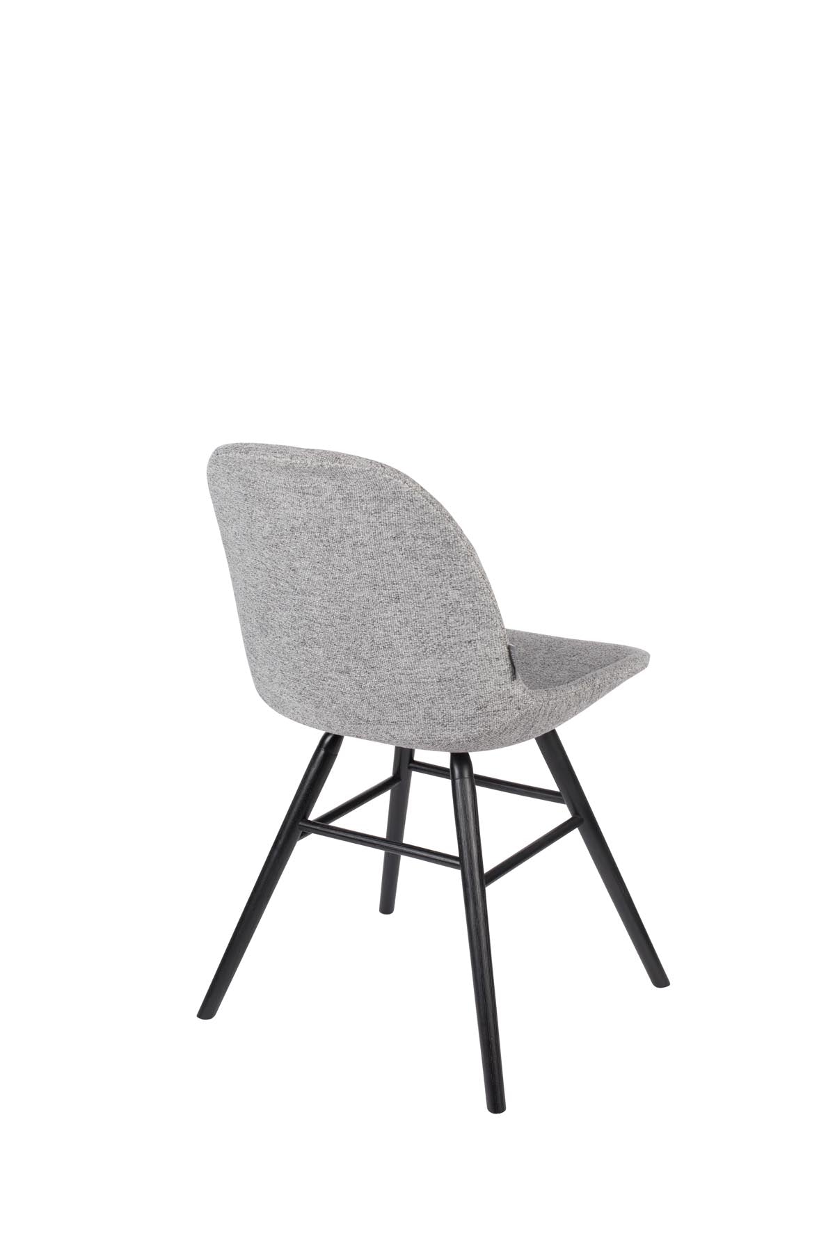 Stuhl Albert Kuip gepolstert in Hellgrau präsentiert im Onlineshop von KAQTU Design AG. Stuhl ist von Zuiver