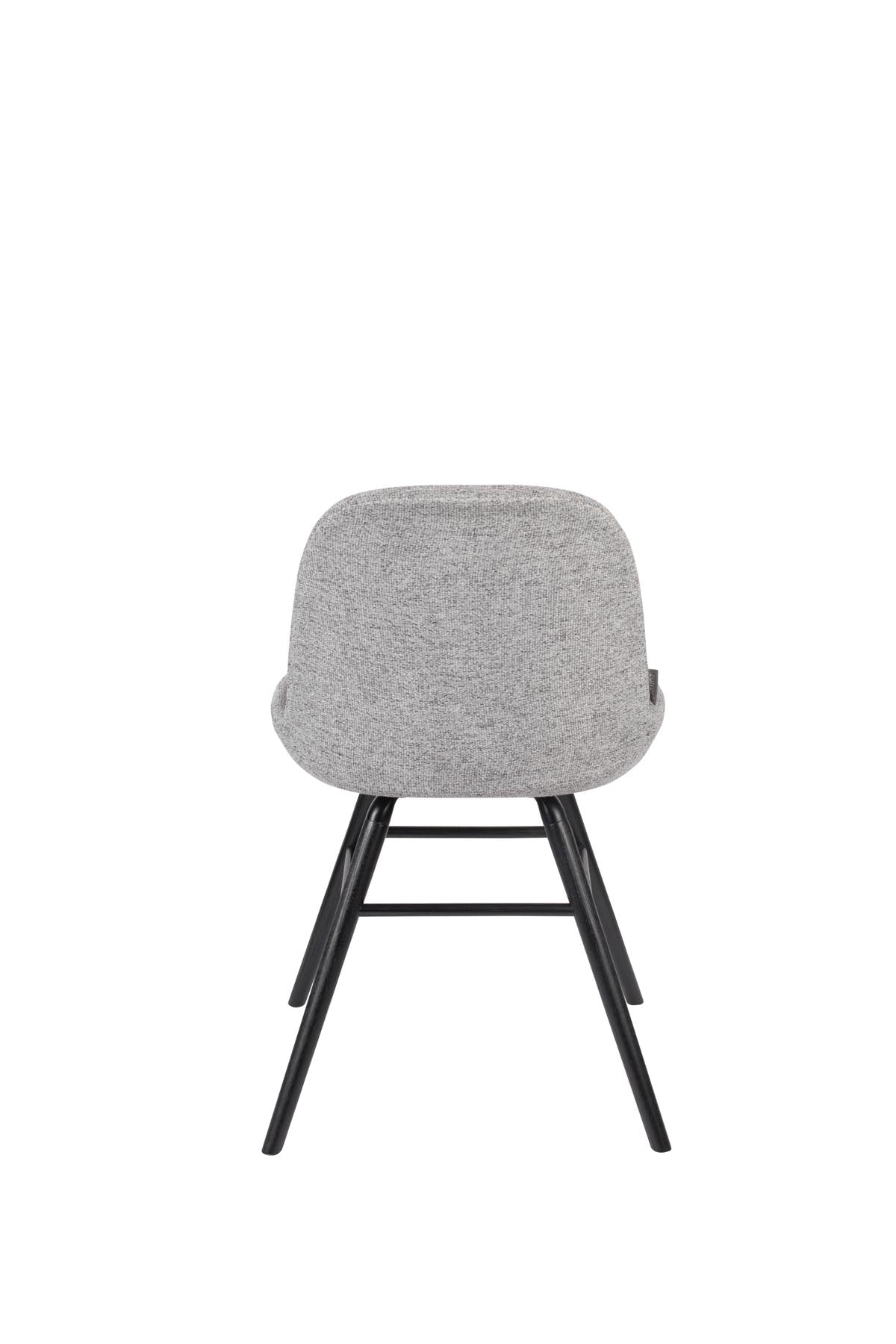 Stuhl Albert Kuip gepolstert in Hellgrau präsentiert im Onlineshop von KAQTU Design AG. Stuhl ist von Zuiver