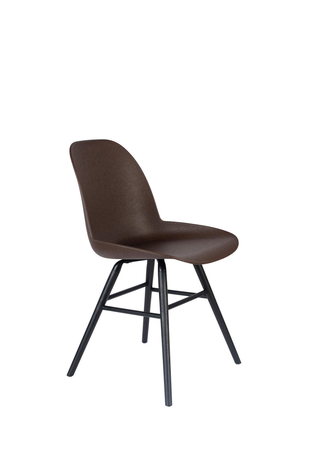 Stuhl Albert Kuip in Braun präsentiert im Onlineshop von KAQTU Design AG. Stuhl ist von Zuiver