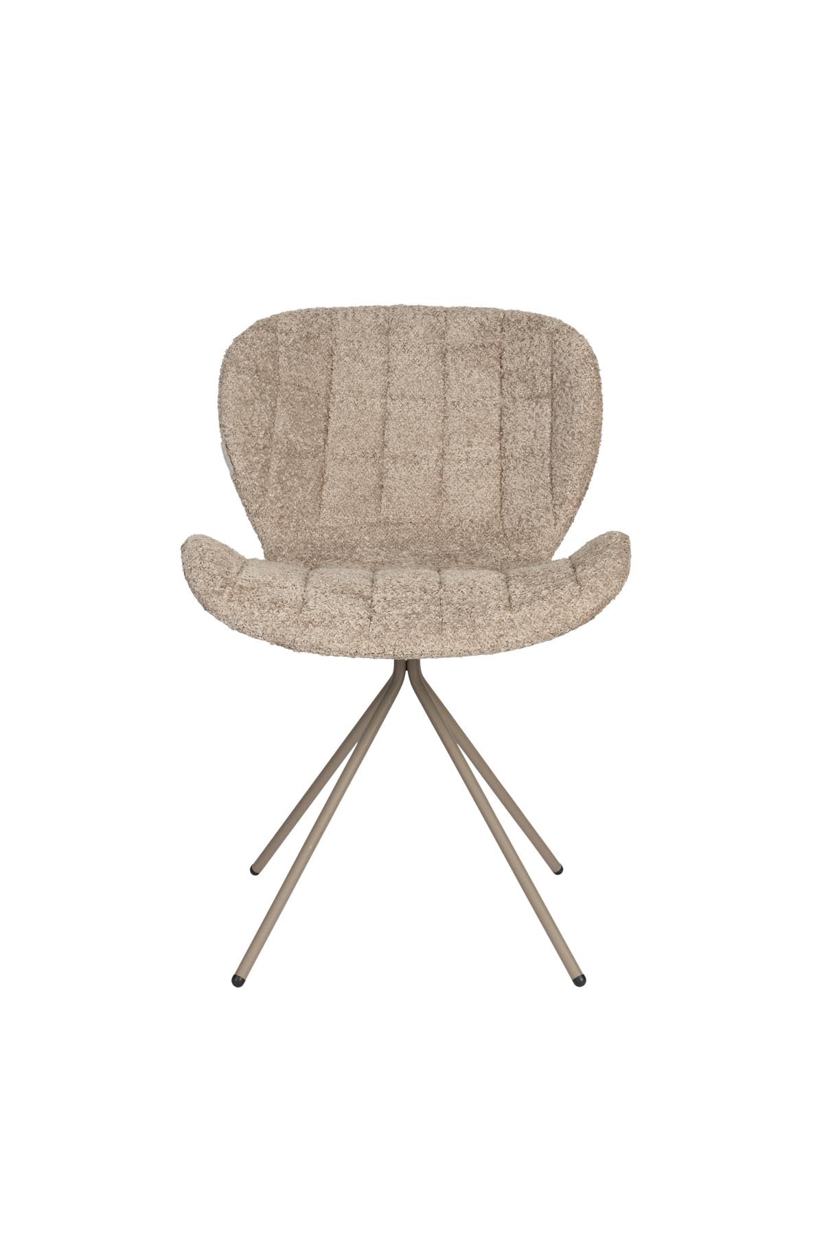 Stuhl OMG Soft in  Beige präsentiert im Onlineshop von KAQTU Design AG. Stuhl ist von Zuiver