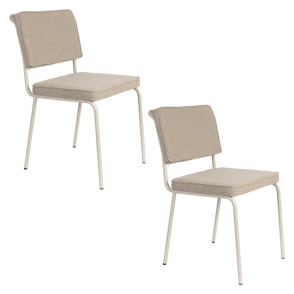 Stuhl Buddy in beige präsentiert im Onlineshop von KAQTU Design AG. Stuhl ist von Zuiver