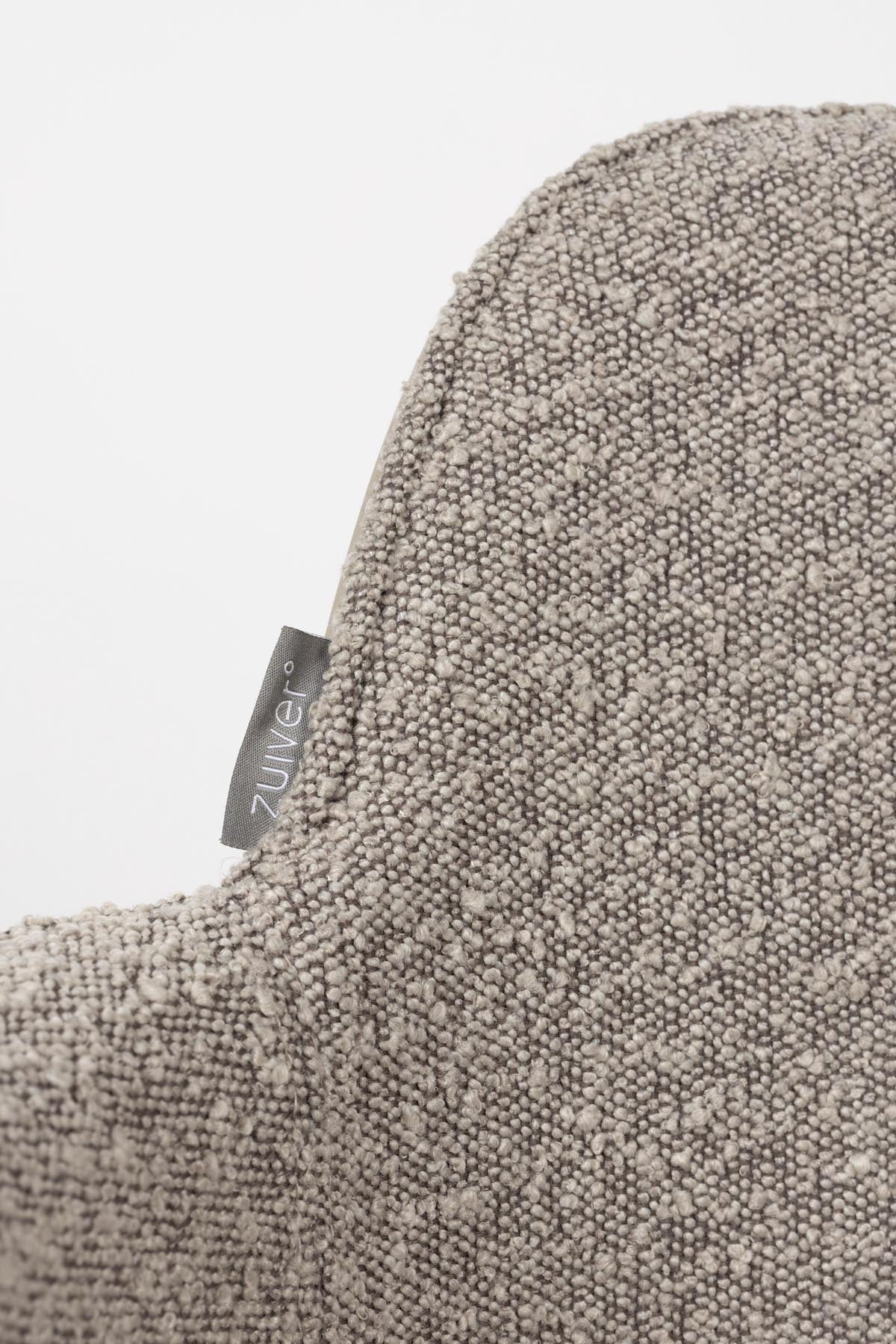 Armlehnstuhl Albert Kuip Swivel  in Taupe präsentiert im Onlineshop von KAQTU Design AG. Dreh-Schalenstuhl mit Armlehnen ist von Zuiver