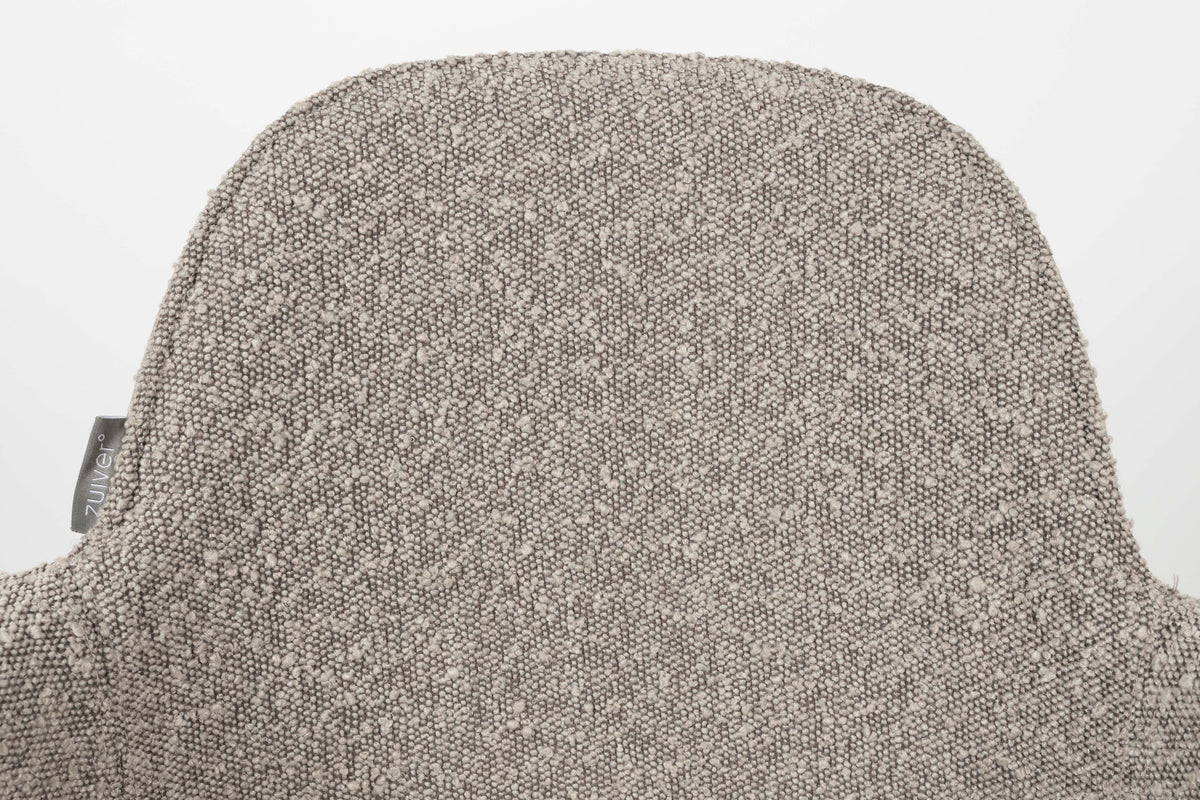Armlehnstuhl Albert Kuip Swivel in Taupe präsentiert im Onlineshop von KAQTU Design AG. Dreh-Schalenstuhl mit Armlehnen ist von Zuiver
