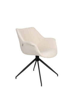 Chaise de bras de dulton pivotant