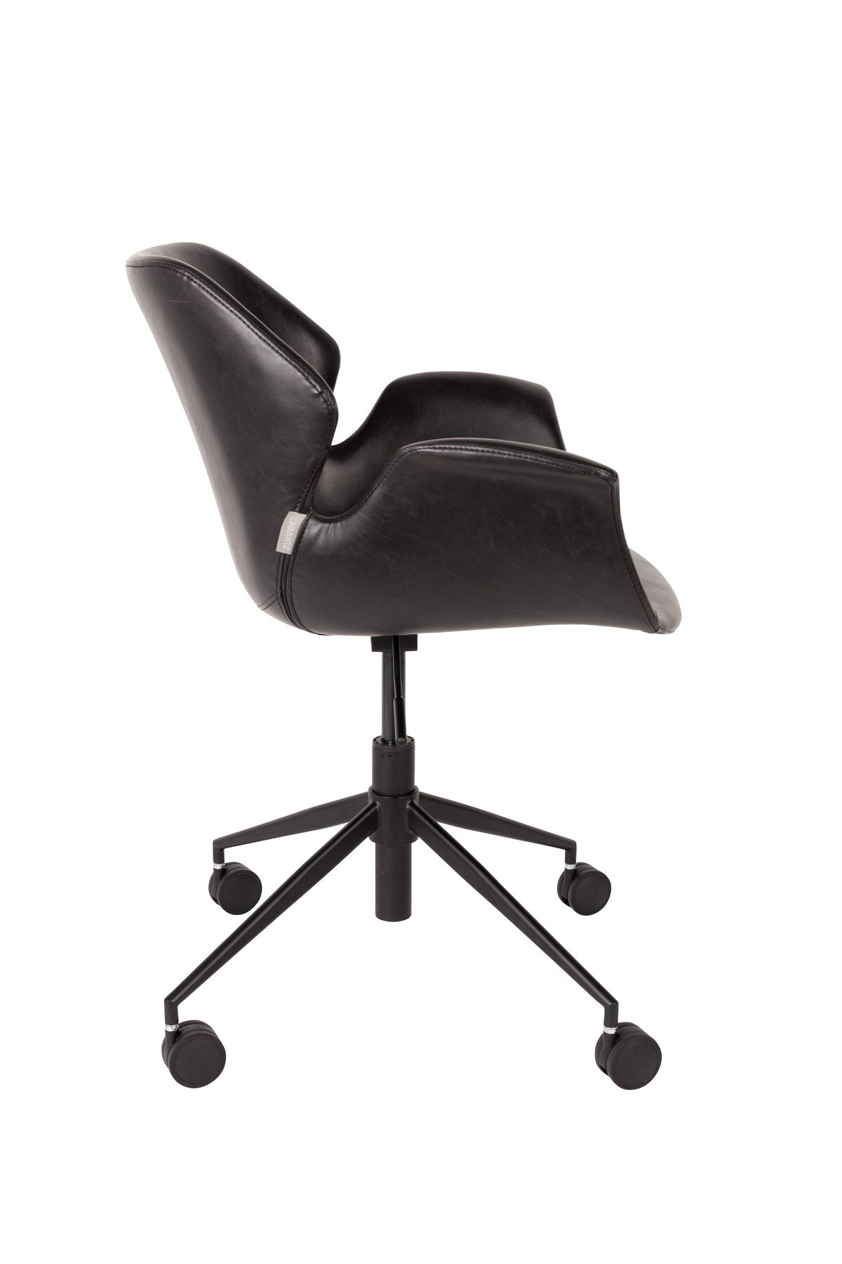 Bürostuhl Nikki in Schwarz präsentiert im Onlineshop von KAQTU Design AG. Bürostuhl ist von Zuiver