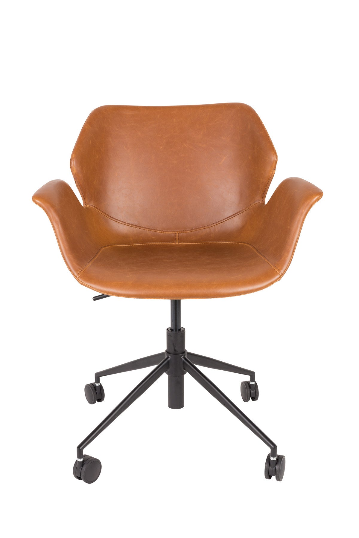 Bürostuhl Nikki in Braun präsentiert im Onlineshop von KAQTU Design AG. Bürostuhl ist von Zuiver
