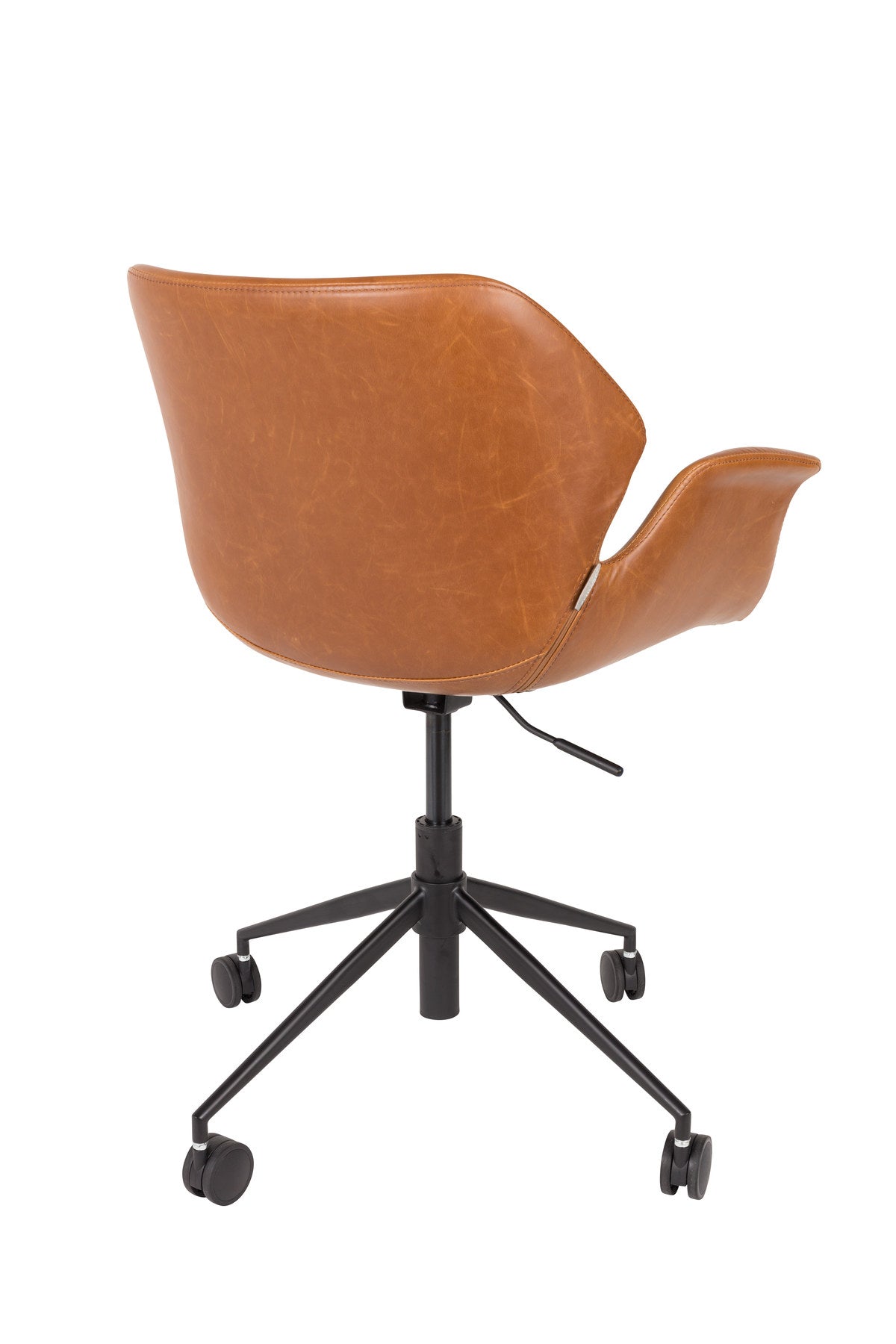 Bürostuhl Nikki in Braun präsentiert im Onlineshop von KAQTU Design AG. Bürostuhl ist von Zuiver
