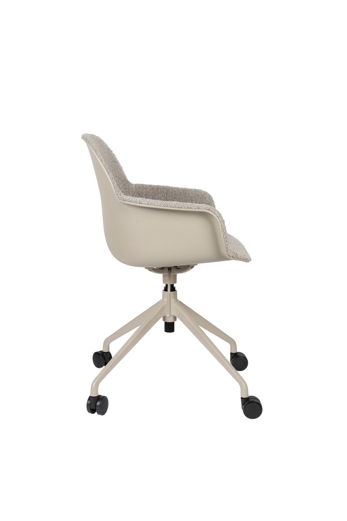 Bürostuhl mit Armlehne Albert Kuip in Taupe präsentiert im Onlineshop von KAQTU Design AG. Bürostuhl mit Armlehne ist von Zuiver