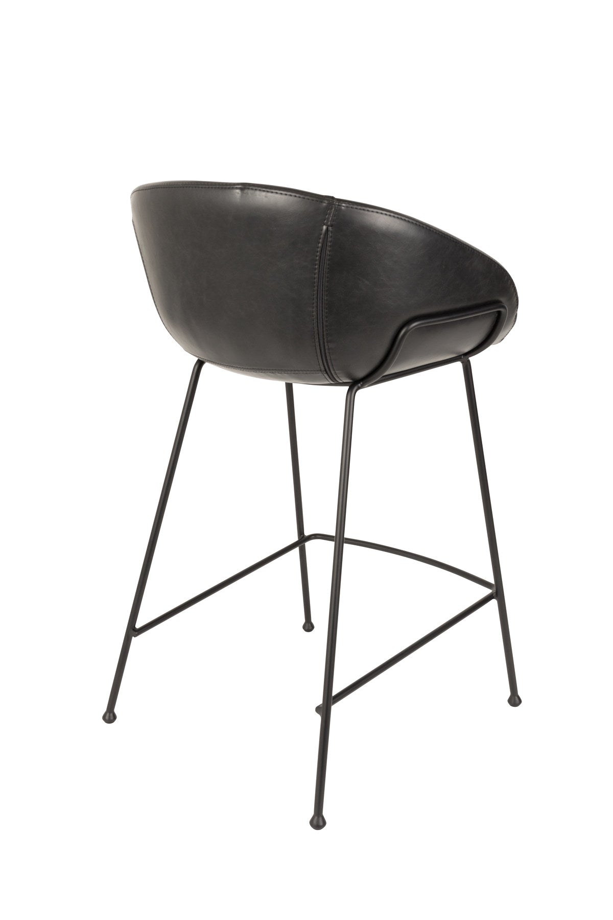 Barstuhl Feston in Schwarz präsentiert im Onlineshop von KAQTU Design AG. Barstuhl ist von Zuiver