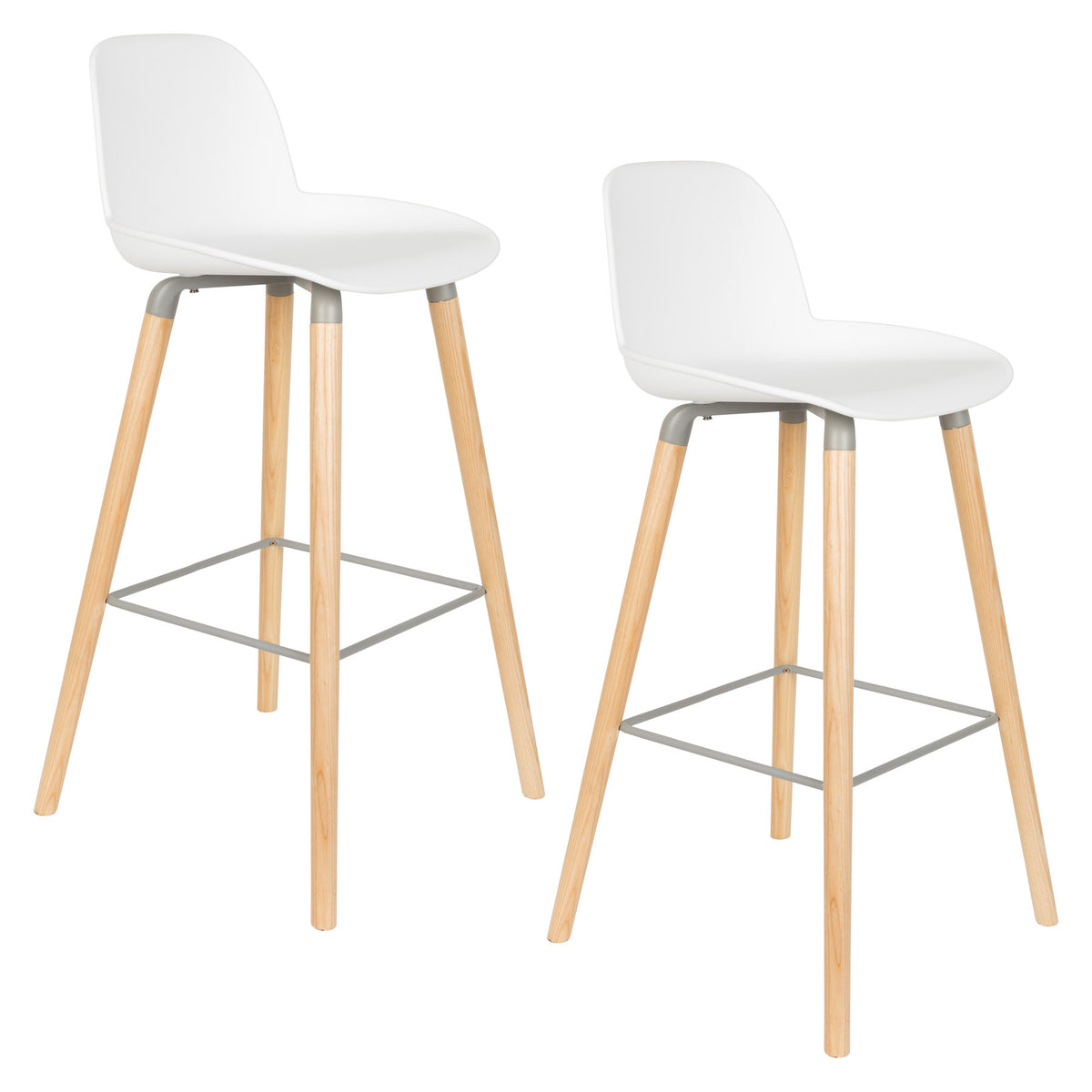 Barstuhl Albert Kuip in Weiss präsentiert im Onlineshop von KAQTU Design AG. Barstuhl ist von Zuiver