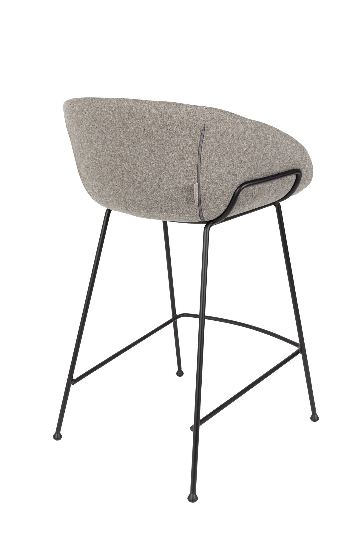 Barstuhl Feston in Grau präsentiert im Onlineshop von KAQTU Design AG. Barstuhl ist von Zuiver