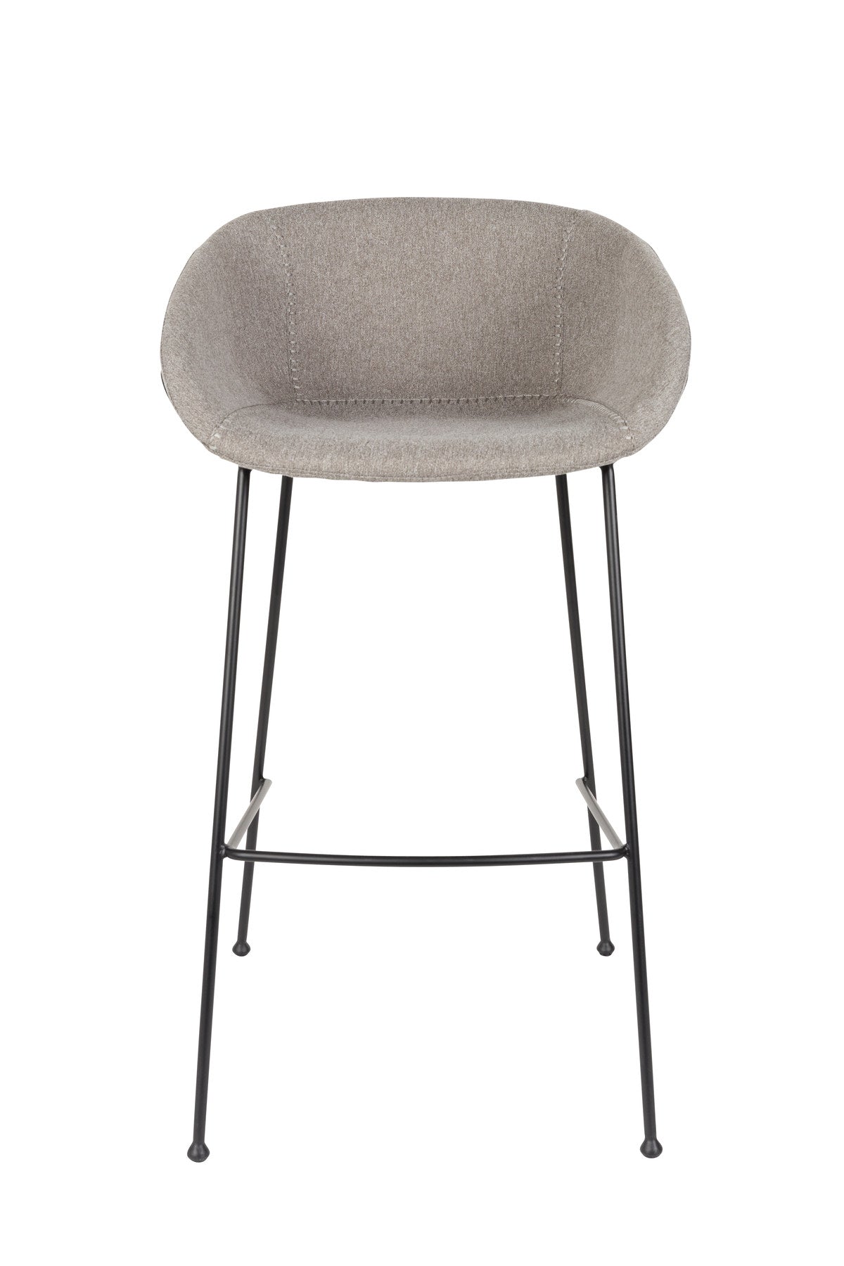 Barstuhl Feston in Grau präsentiert im Onlineshop von KAQTU Design AG. Barstuhl ist von Zuiver