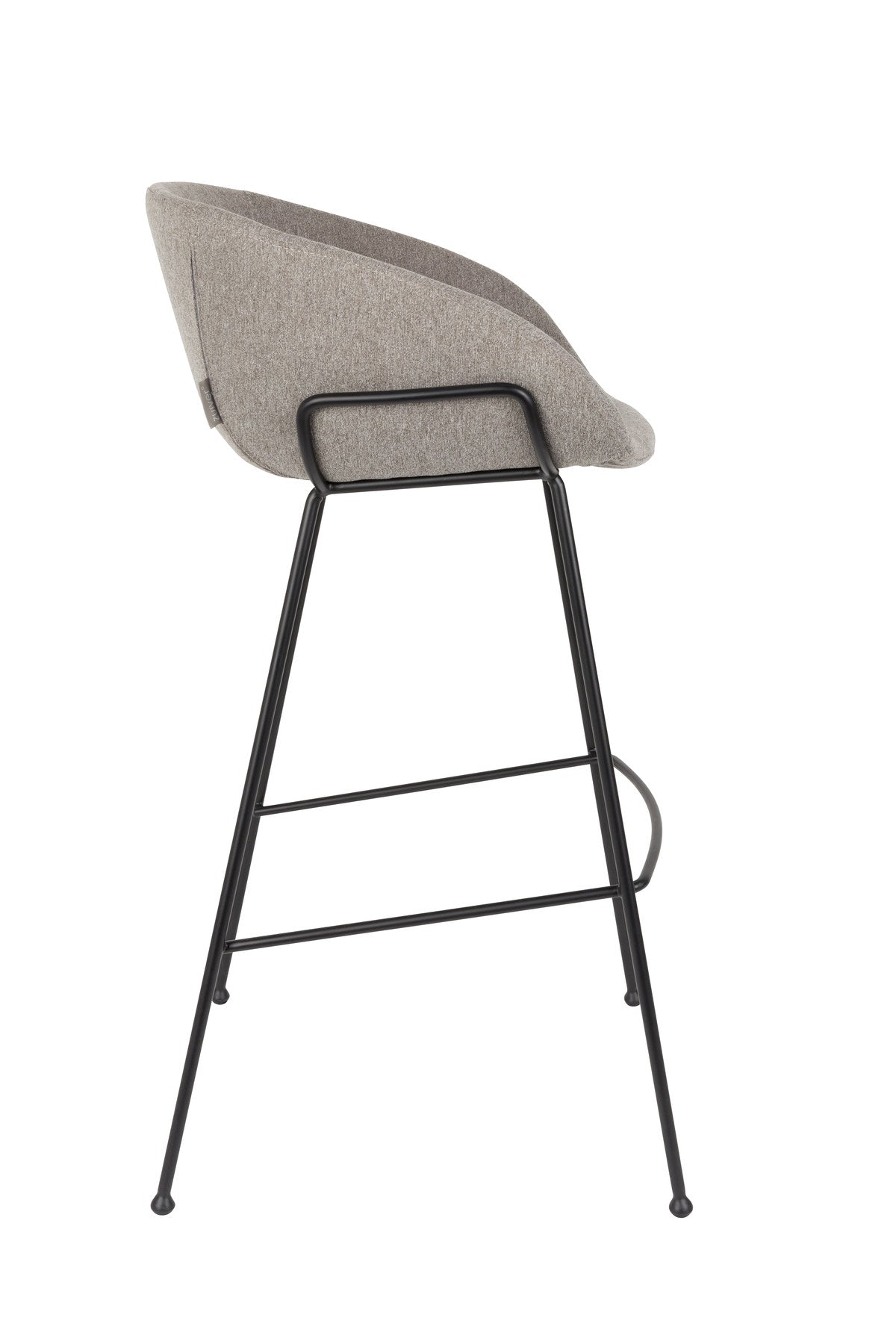 Barstuhl Feston in Grau präsentiert im Onlineshop von KAQTU Design AG. Barstuhl ist von Zuiver