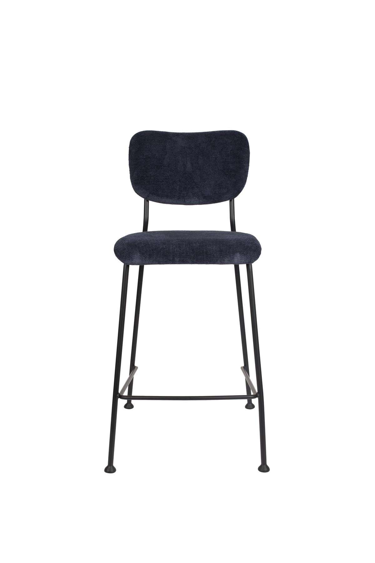 Barstuhl Benson in Dunkelblau präsentiert im Onlineshop von KAQTU Design AG. Barstuhl ist von Zuiver