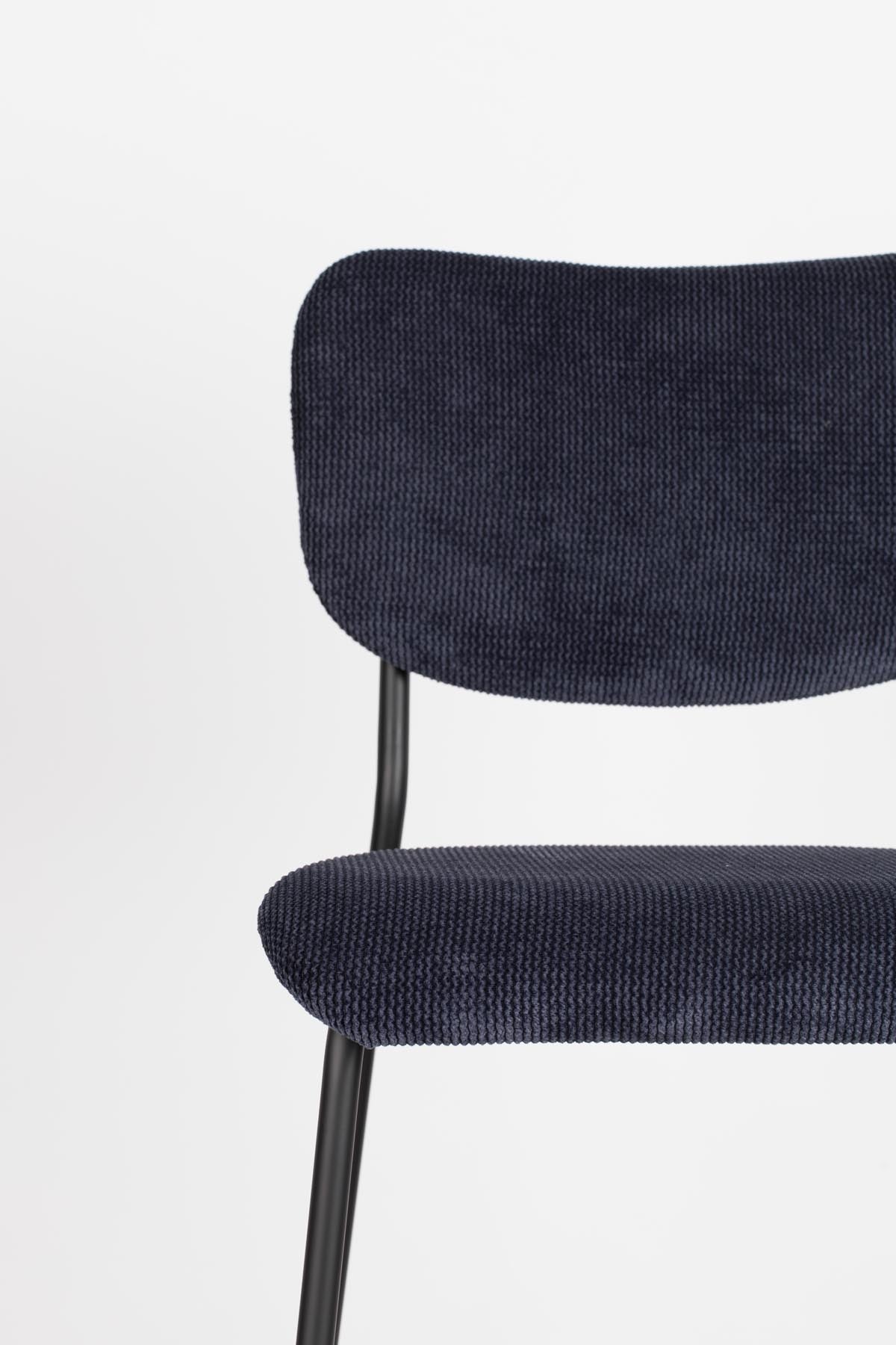 Barstuhl Benson in Blau präsentiert im Onlineshop von KAQTU Design AG. Barstuhl ist von Zuiver