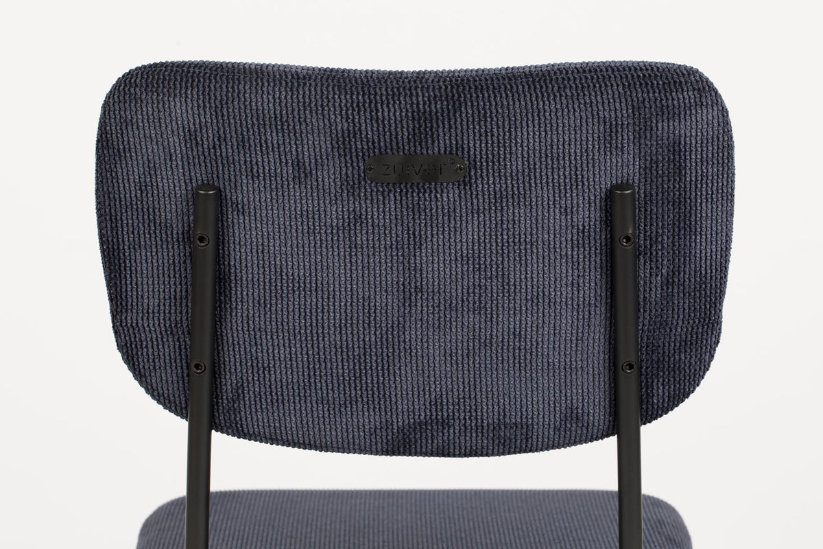 Barstuhl Benson in Blau präsentiert im Onlineshop von KAQTU Design AG. Barstuhl ist von Zuiver