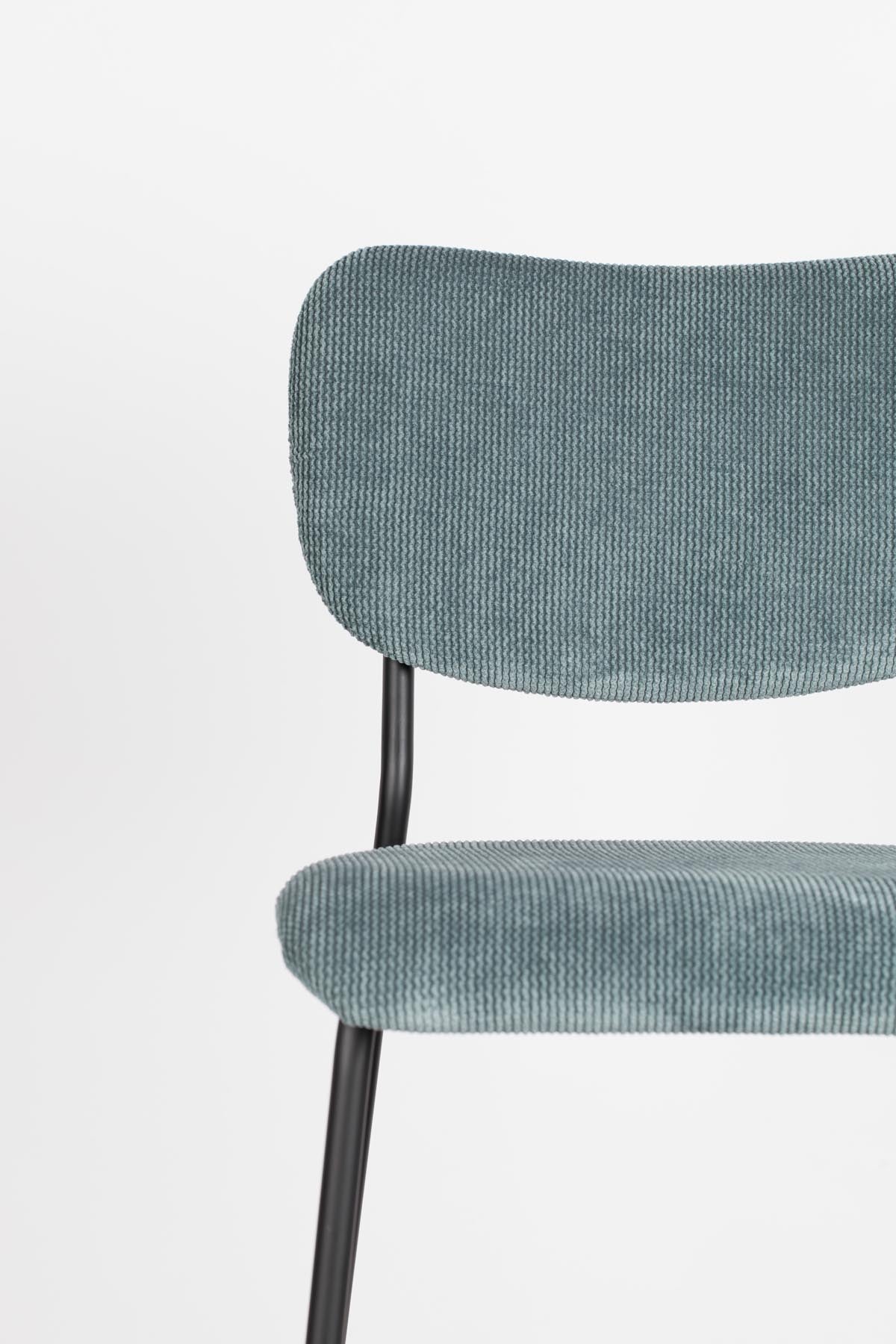 Barstuhl Benson in Blau präsentiert im Onlineshop von KAQTU Design AG. Barstuhl ist von Zuiver