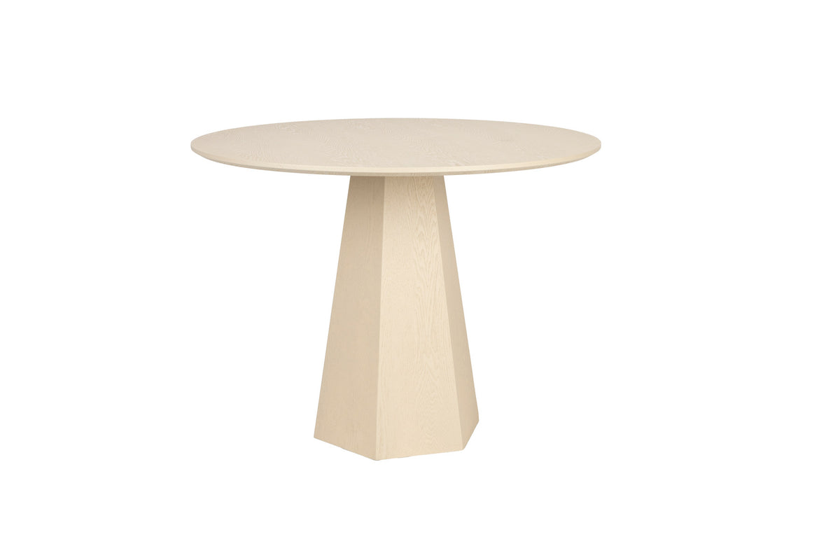 Pilar Table Naturreis in beige präsentiert im Onlineshop von KAQTU Design AG. Esstisch ist von Zuiver
